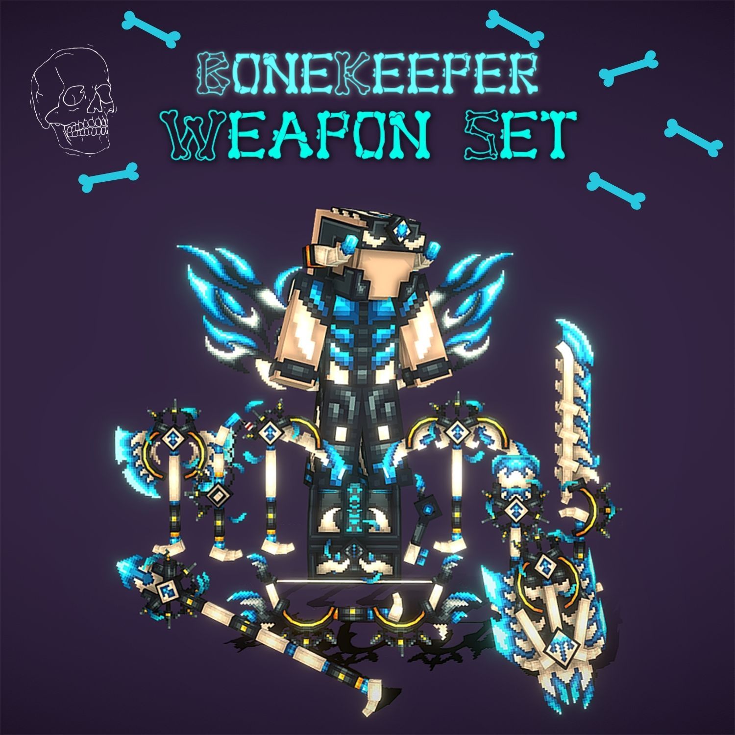 Bone Keeper Animated Weapon Set preview image