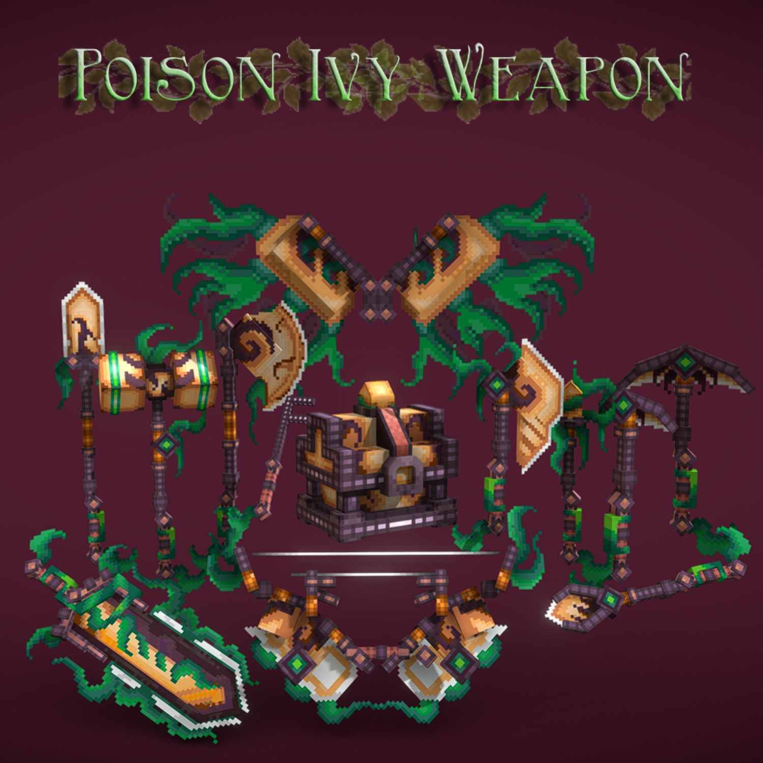 Poison Ivy Animated Weapon Set preview image