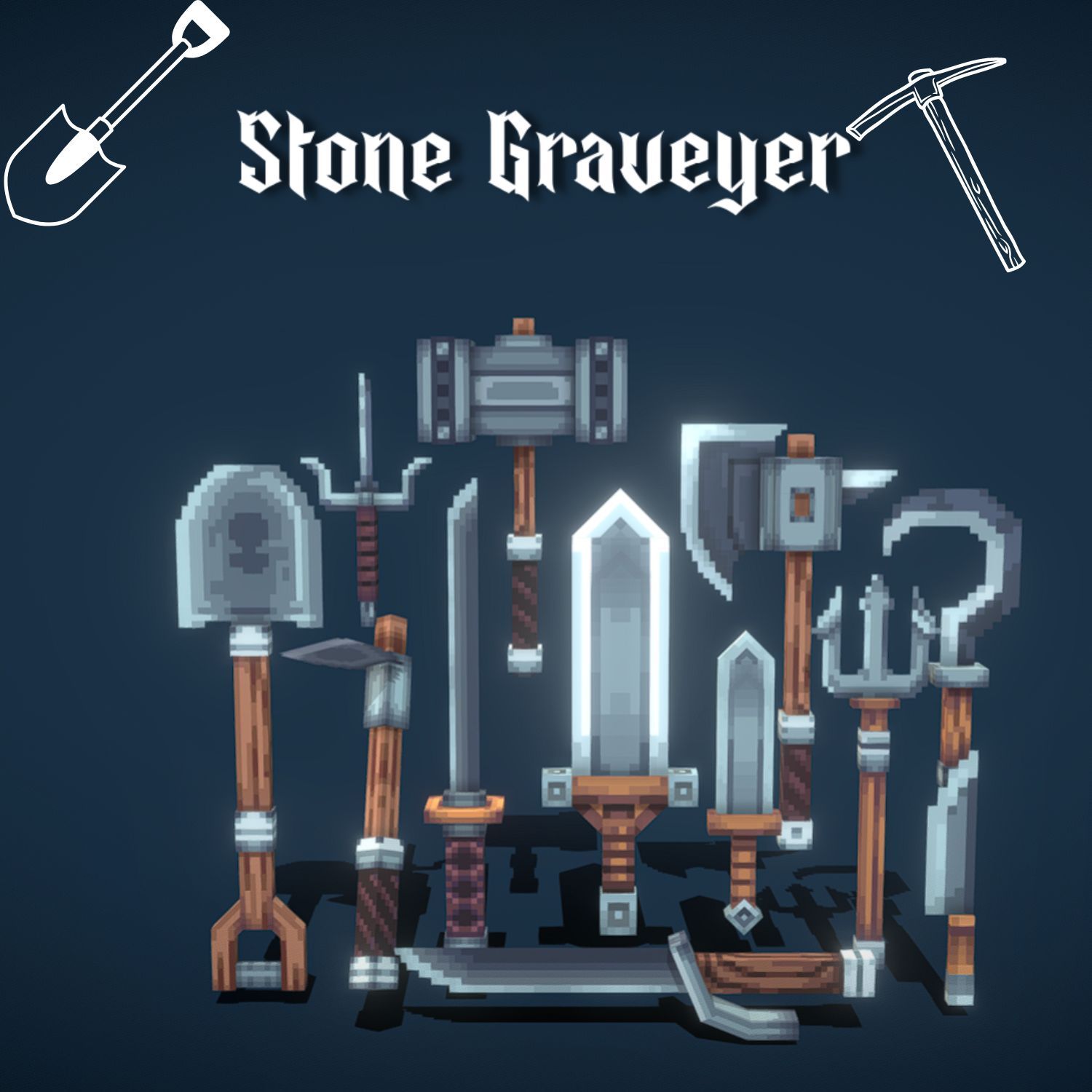 Stone Graveyer Weapons Set preview image