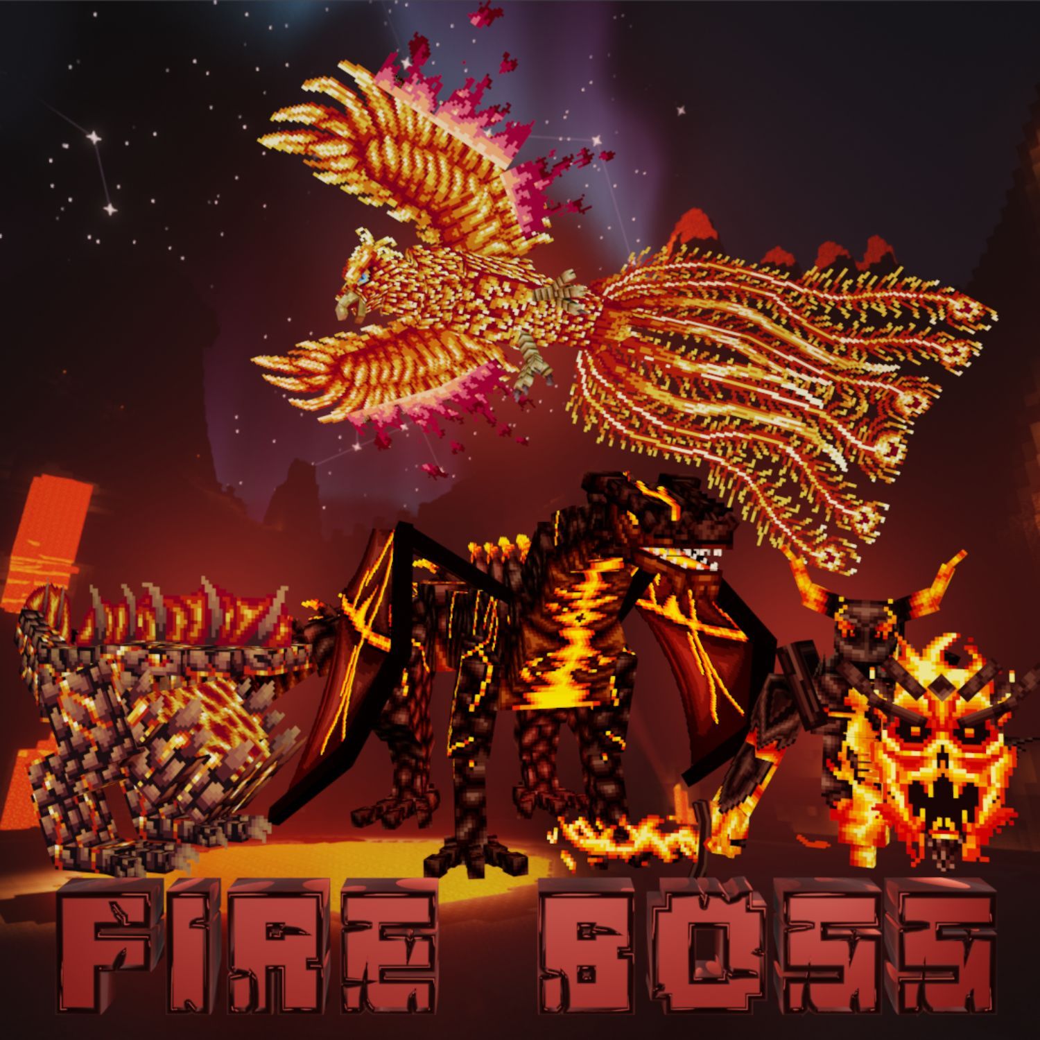 Fire Elemental Boss Pack preview image