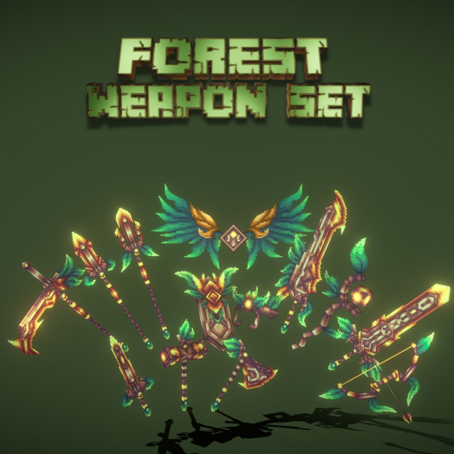 Forest Weapon Set preview image