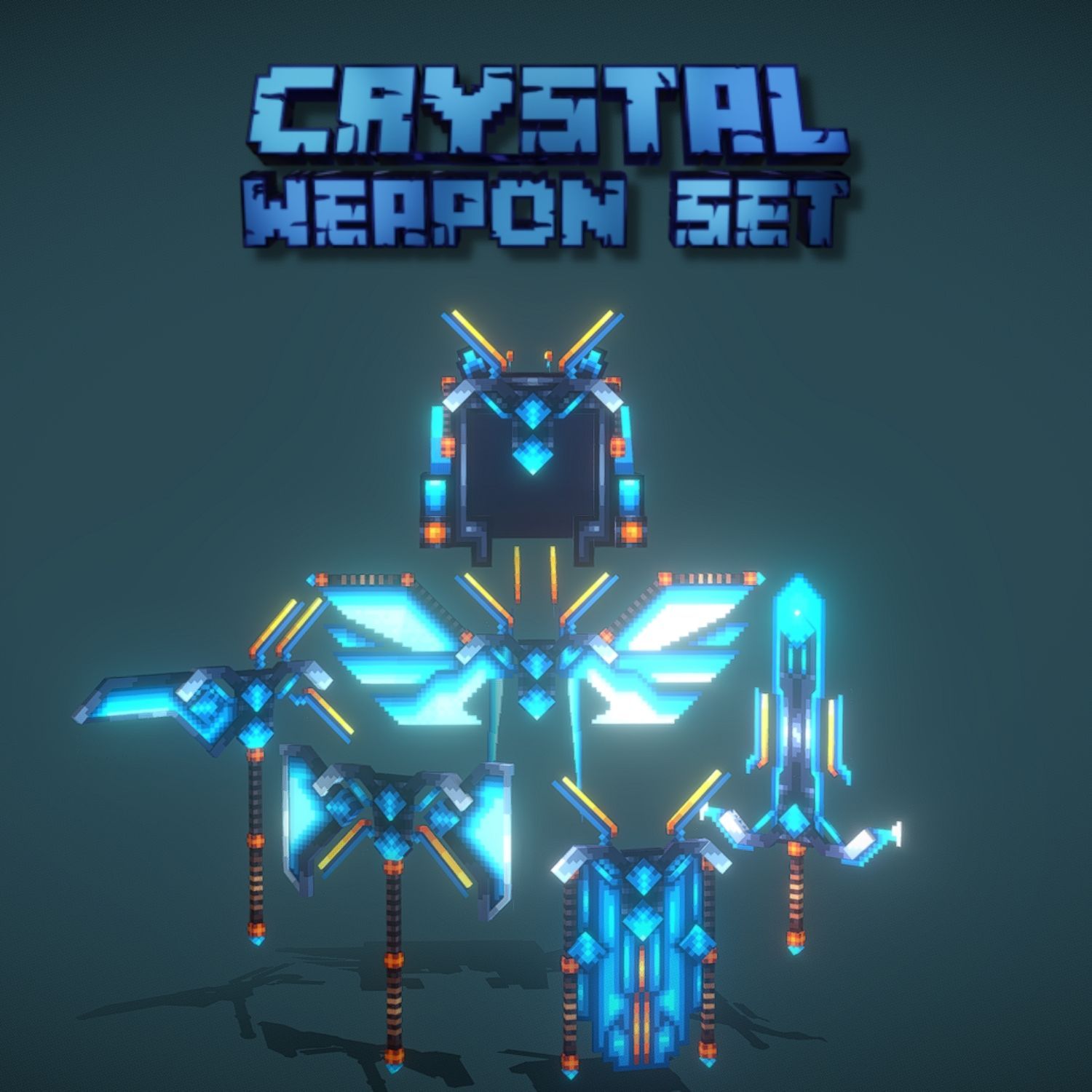 Crystal Weapon Set preview image