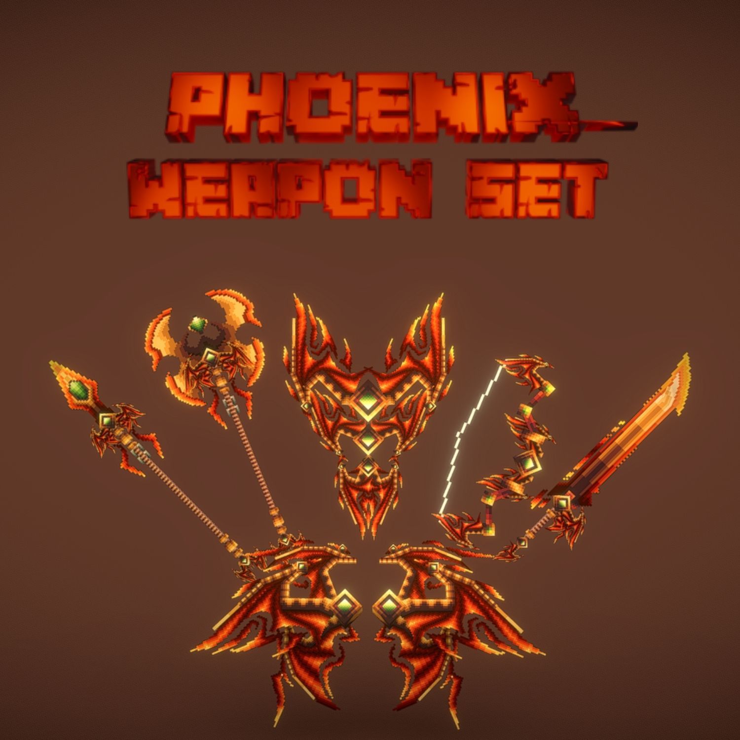 Phoenix Animated Weapon Set preview image