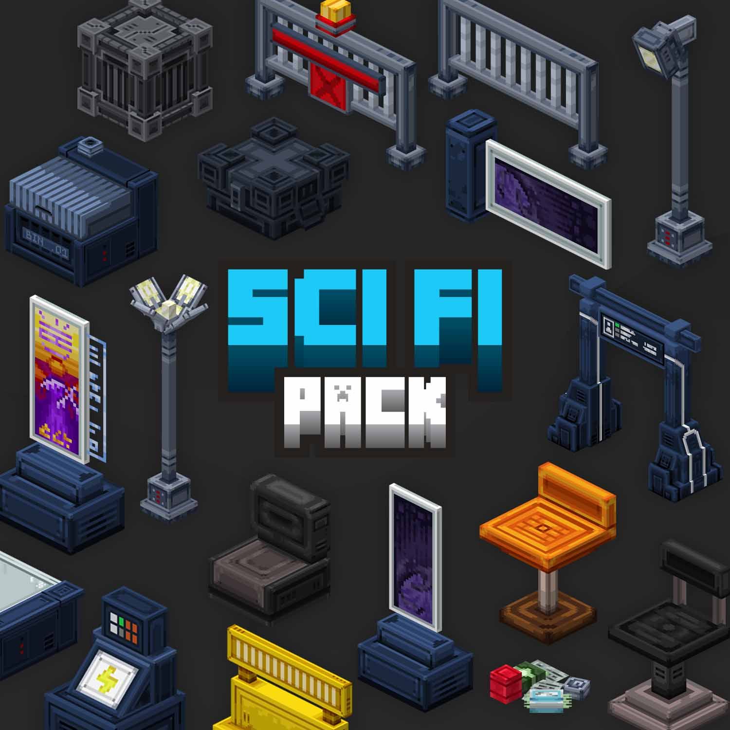 Sci-Fi Decoration Pack preview image
