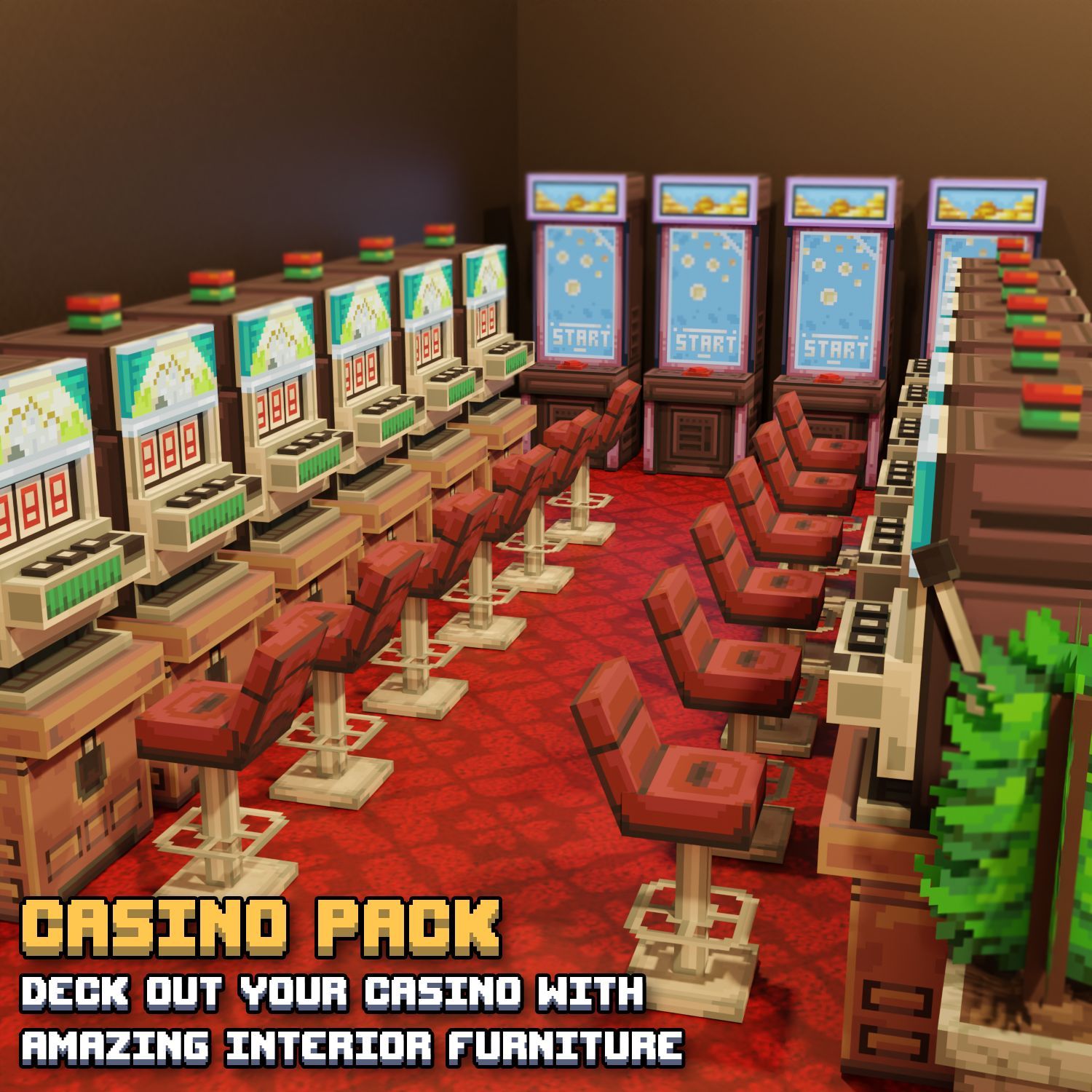 Modern Casino Furniture Pack preview image