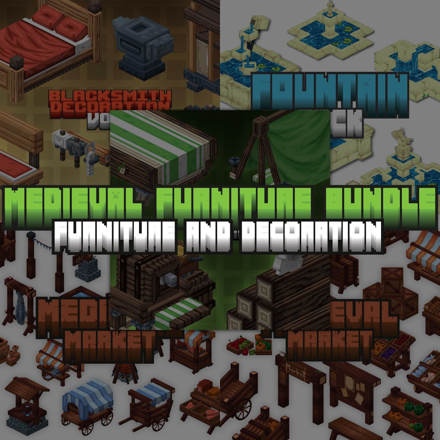 Medieval Furniture Bundle preview image