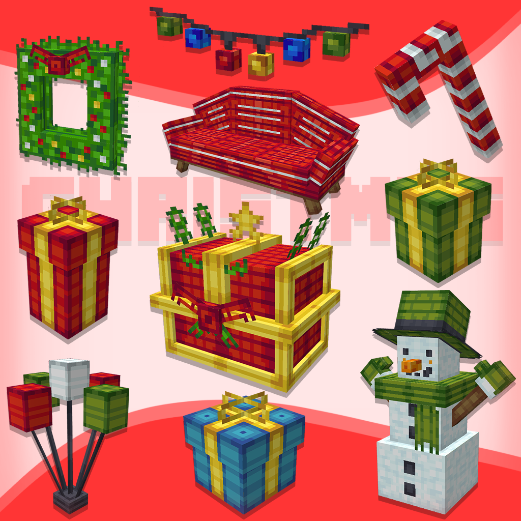 Christmas Furniture, Decors Pack preview image