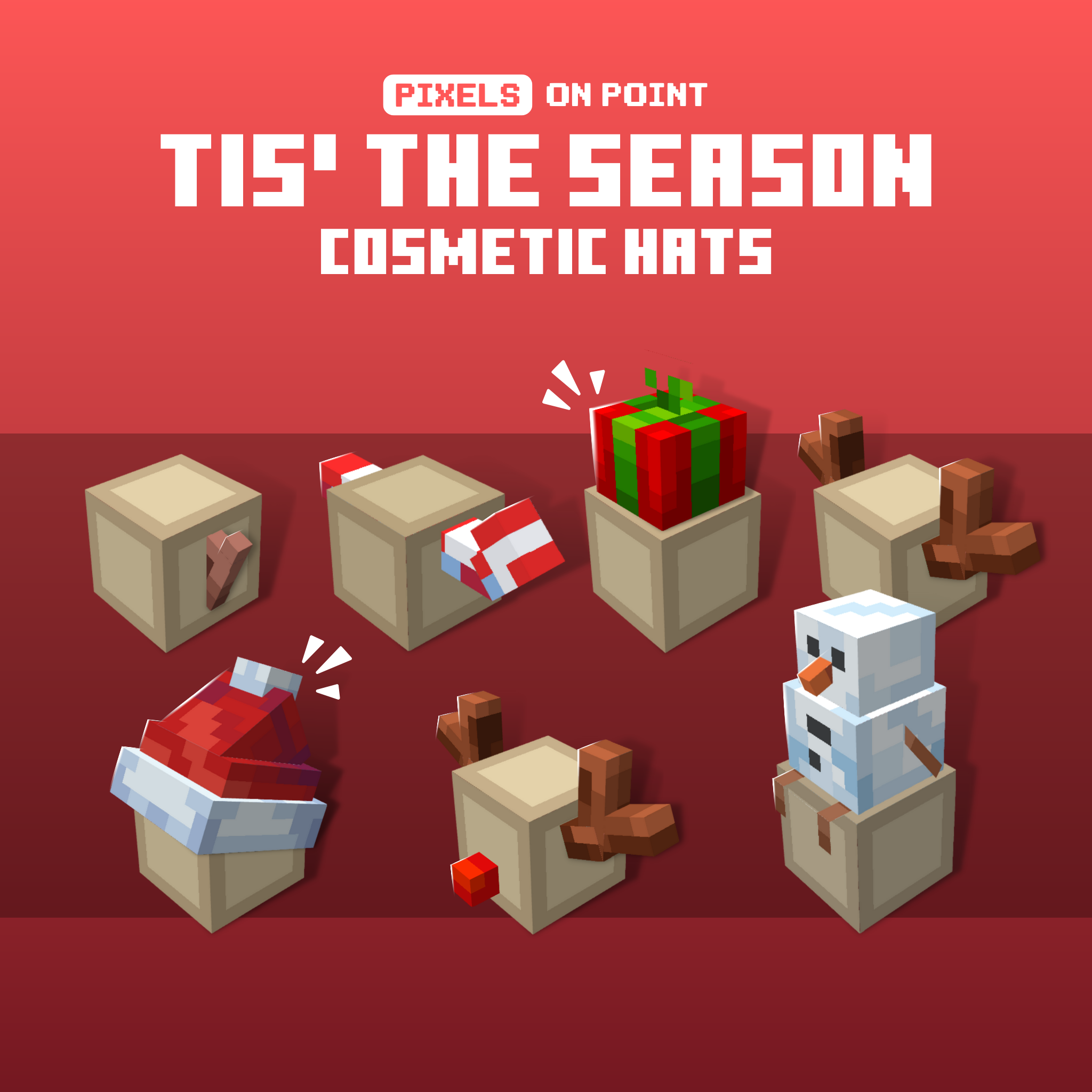 Tis' The Season Cosmetic Hats preview image