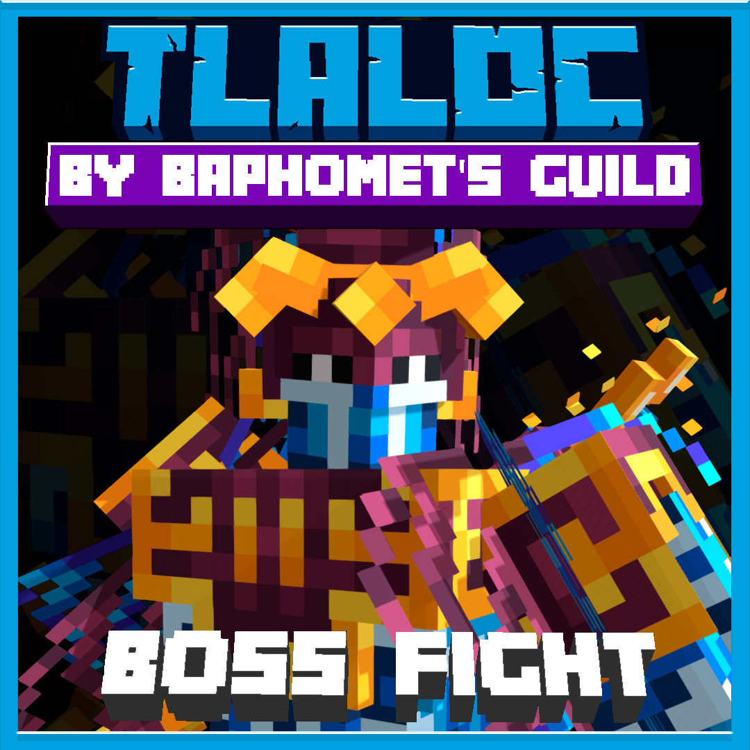 Tlaloc God of Rain + God Huitzilopochtli Variant | Boss, Hat, Staff and Schematic preview image