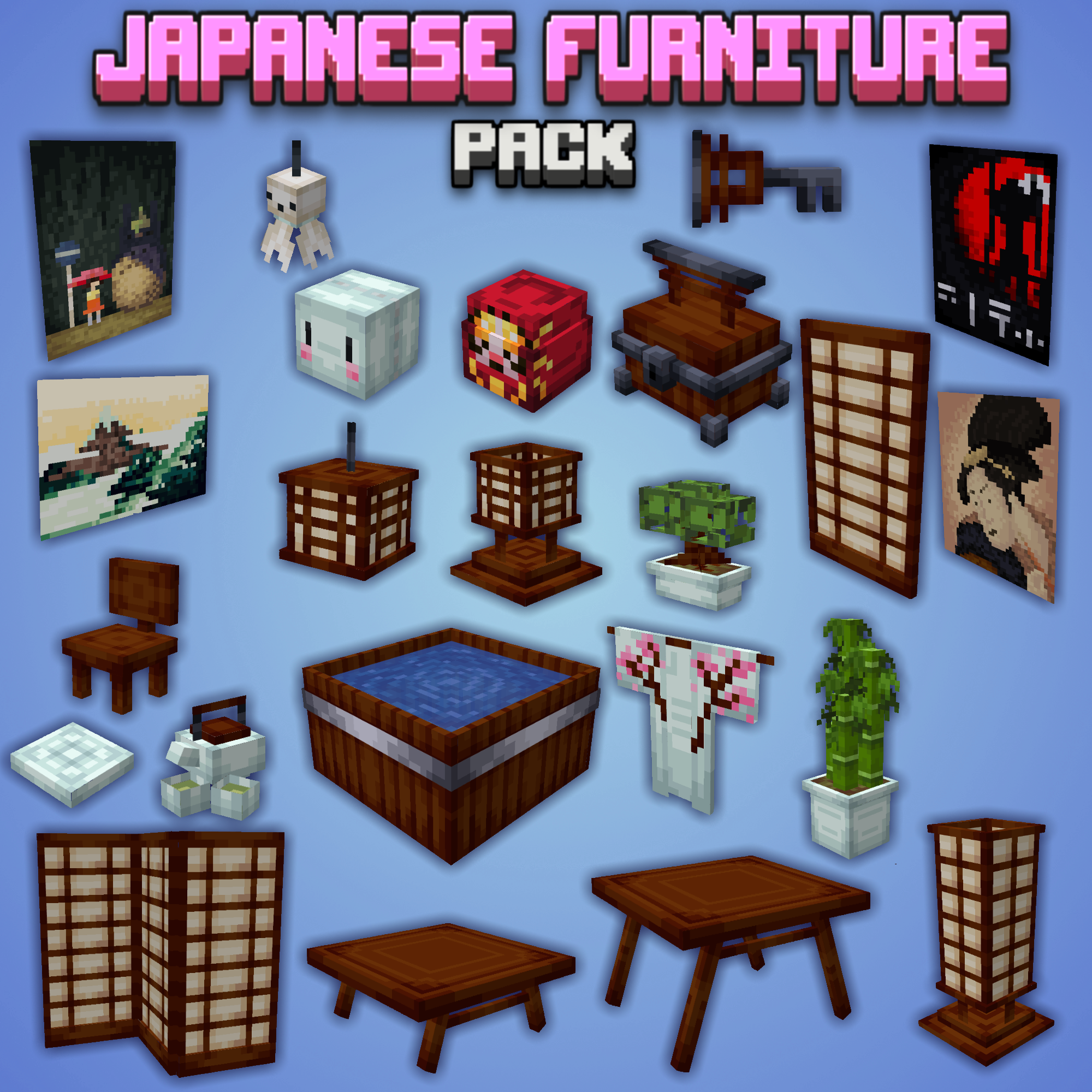 Japanese Furniture Pack preview image