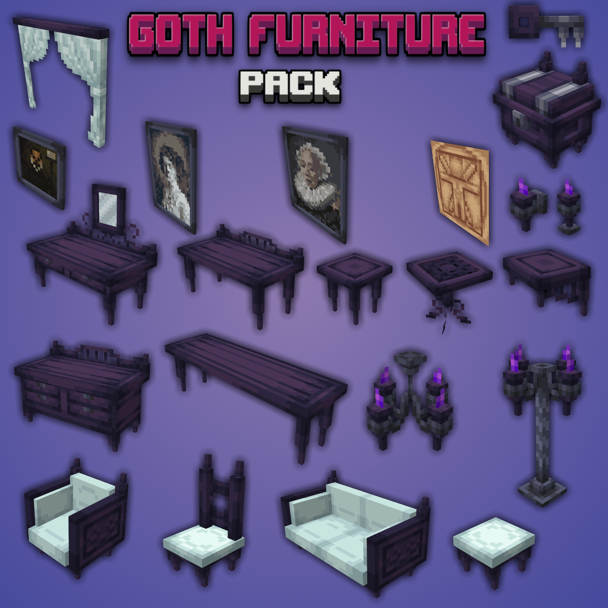 Goth Furniture Pack preview image