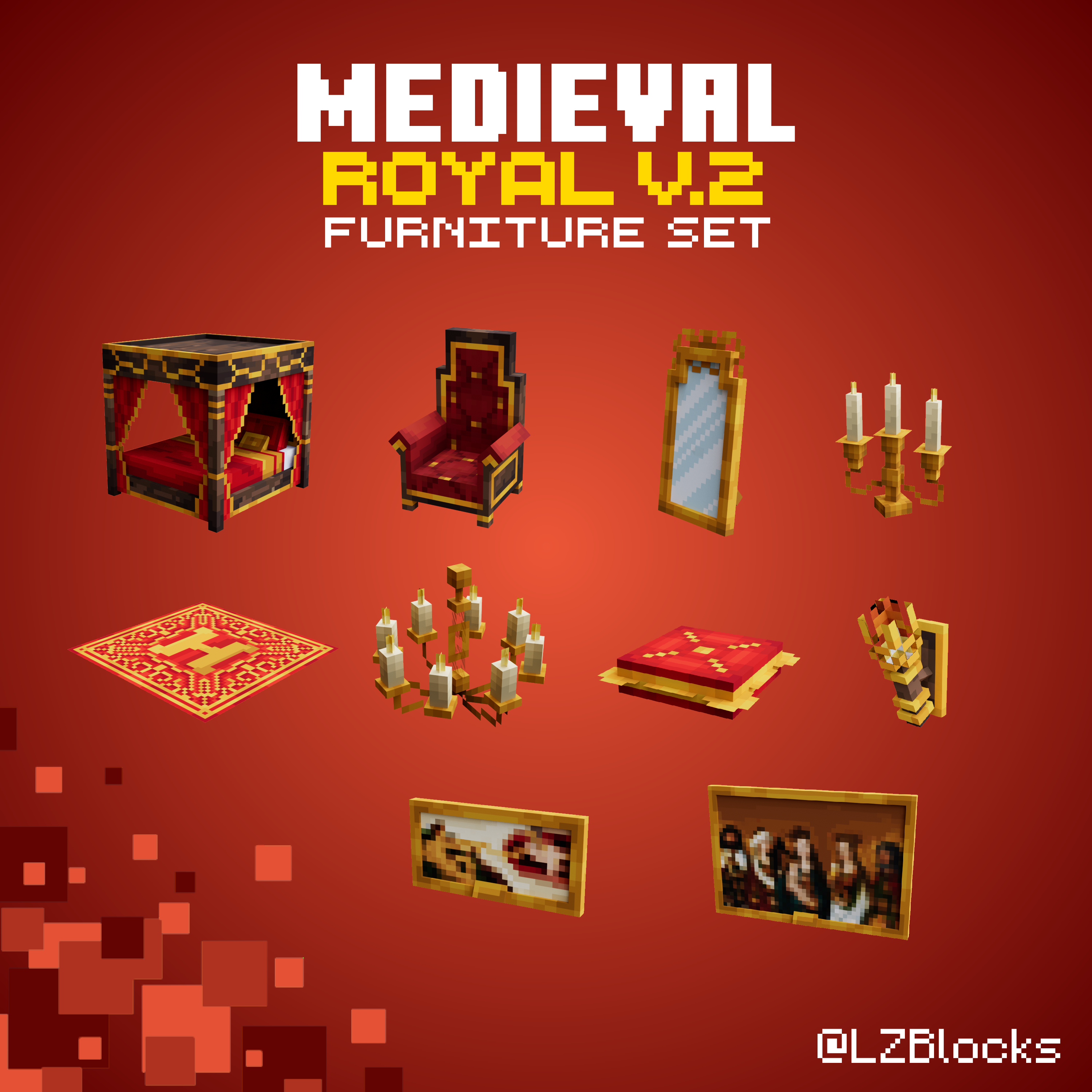 Medieval Royal V.2 Furniture Set preview image
