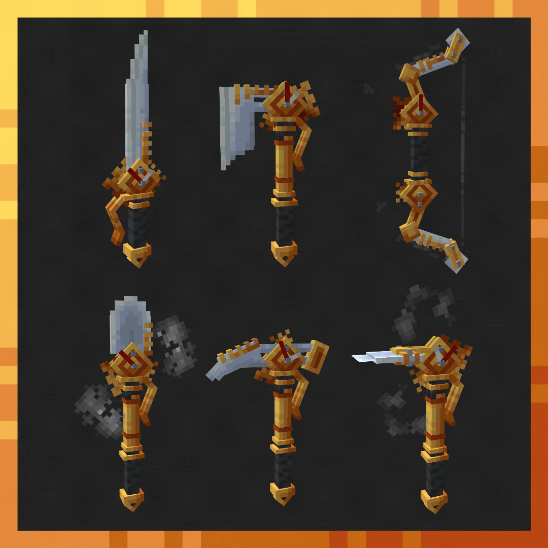 Animated Steampunk Tools & Weapon Set - 16x preview image