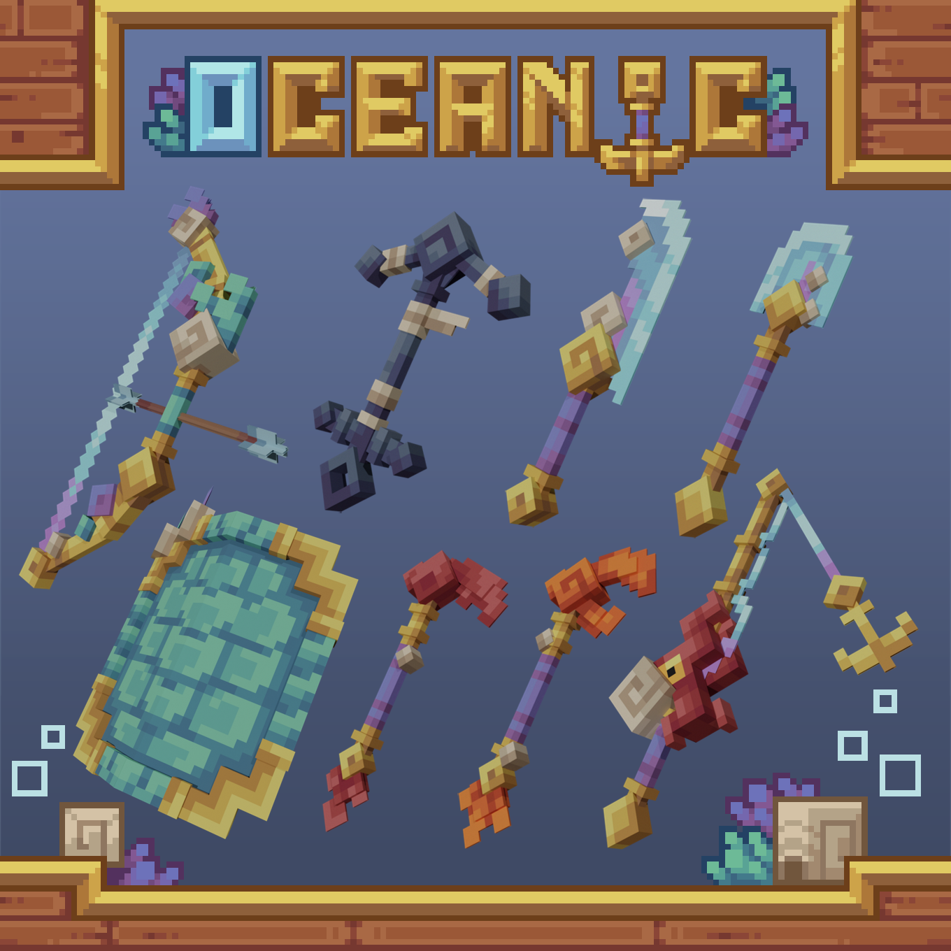 Oceanic Tools and Weapon Pack preview image
