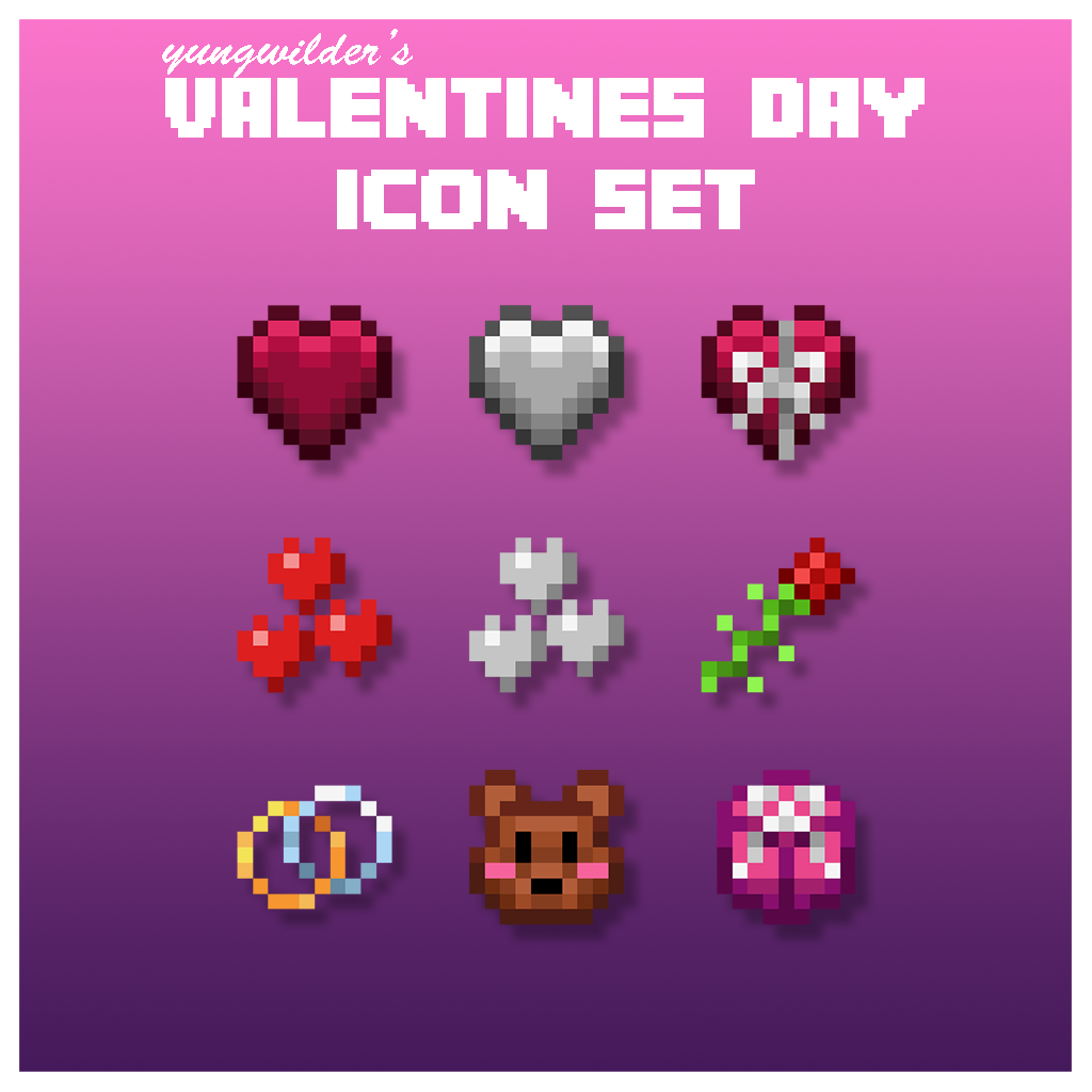 Valentines Day Icon Set preview image