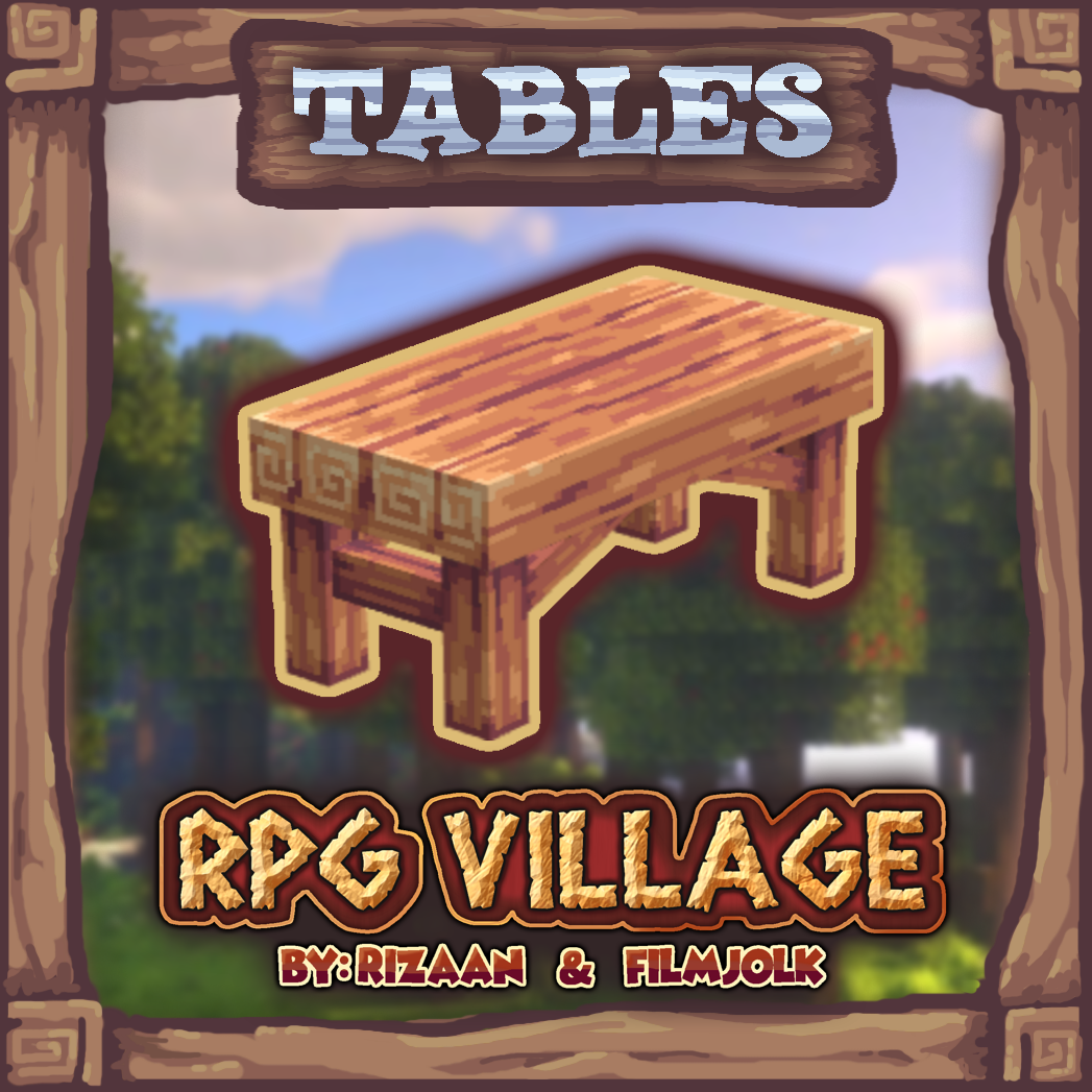 RPG Village: Mini-Pack - Tables preview image