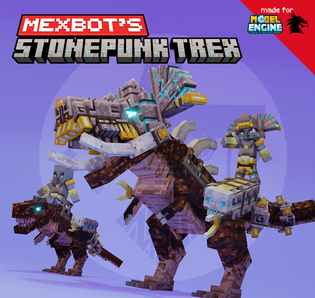 MexBot's Stonepunk T-Rex (MCPets Support) preview image