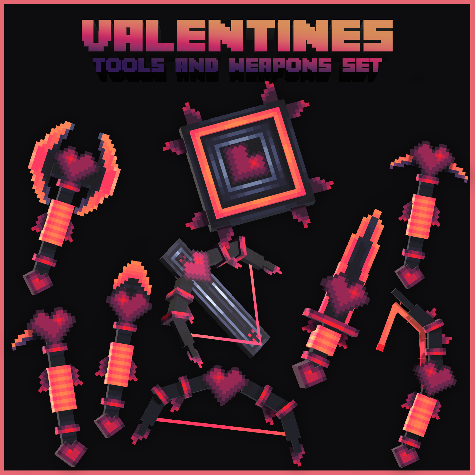 Valentines Weapon and Tools Set preview image