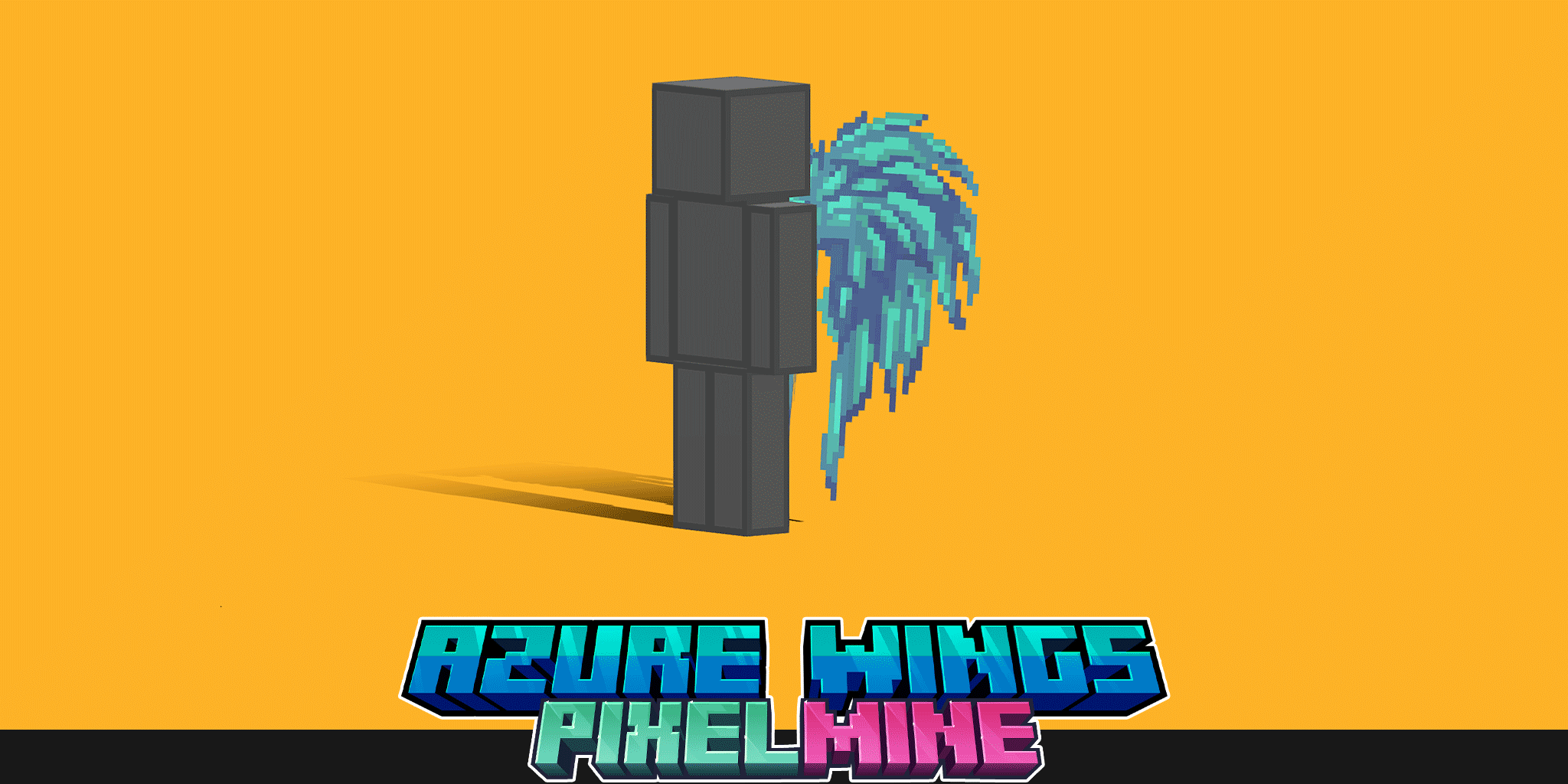 PixelMine | Animated Azure Wings preview image