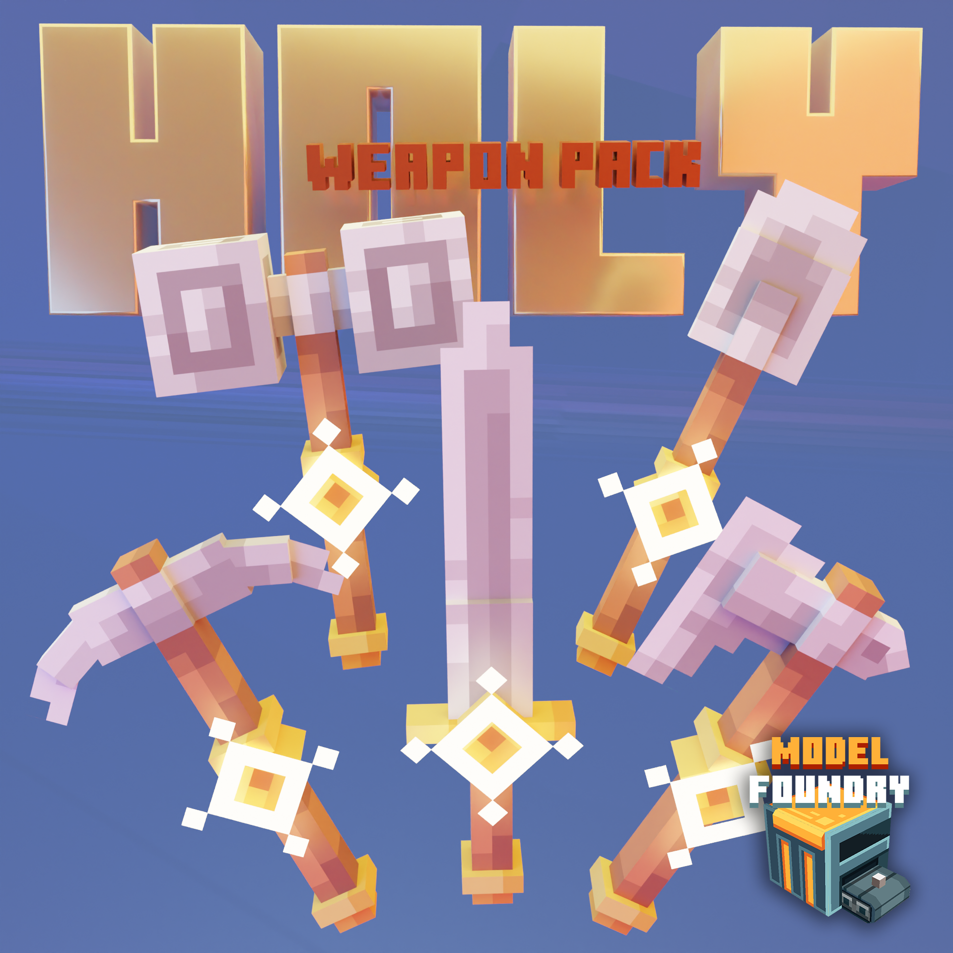 Animated Holy Weapon Pack preview image