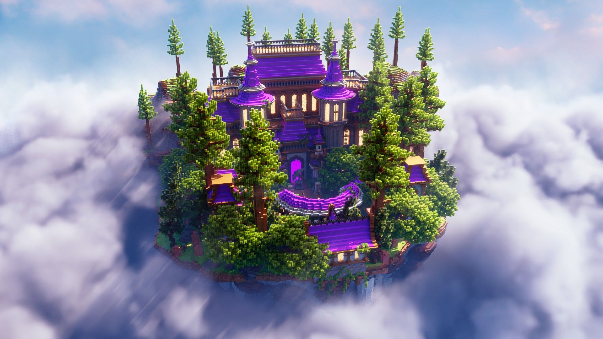 Minecraft hub spawn castle medieval builds map