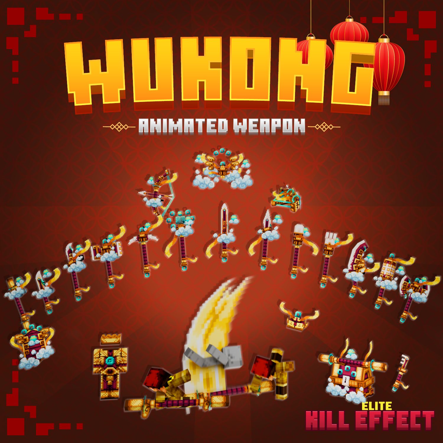 Wukong Animated Weapon Set + Kill-Effect preview image