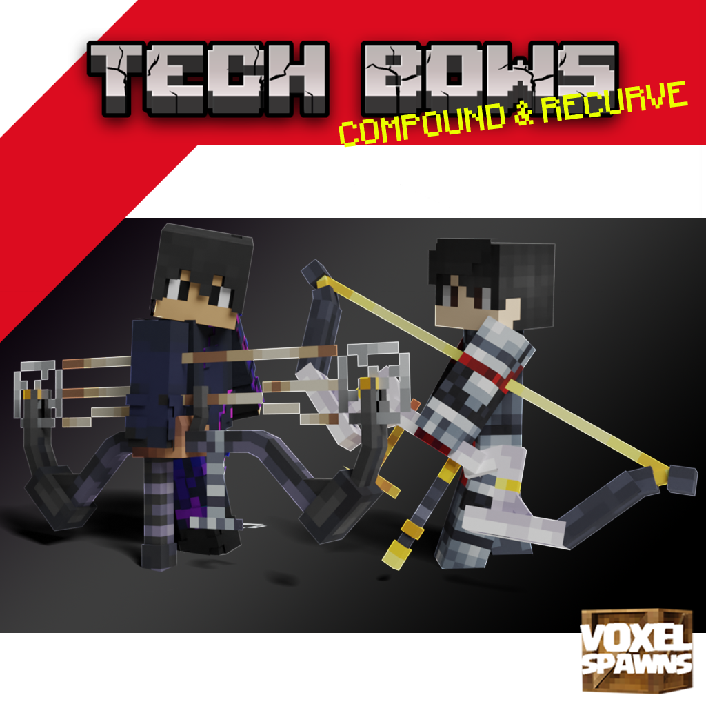 Voxelspawns Pashjn & Elo with modern bows.