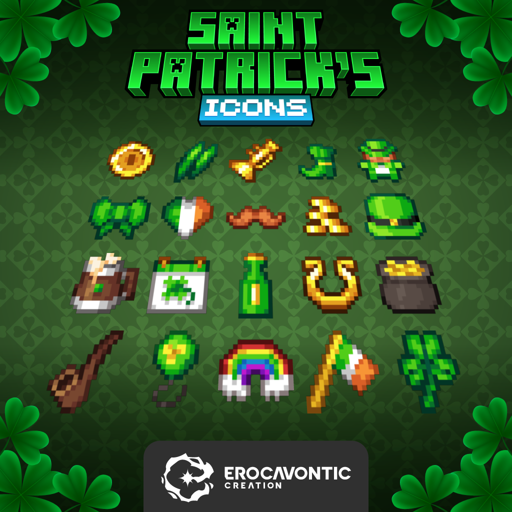 Saint Patrick's Icons Pack preview image