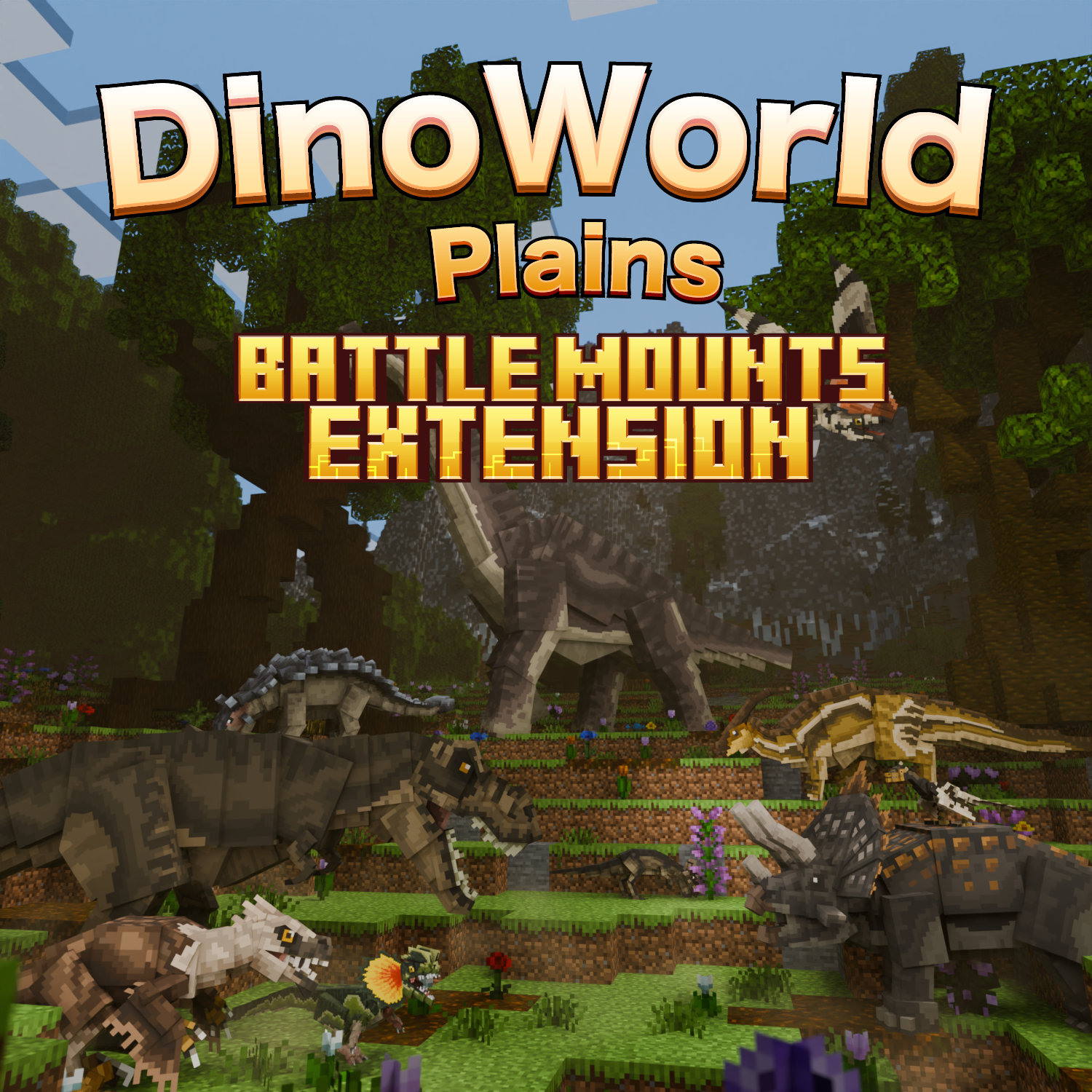 DinoWorld Plains Battle Mounts Extension preview image