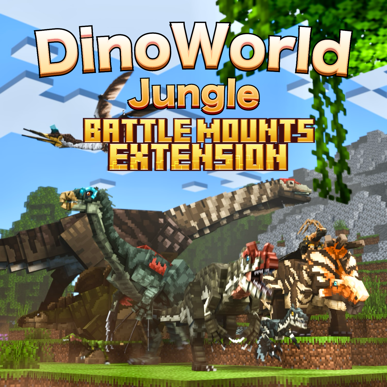DinoWorld Jungle Battle Mounts Extension preview image