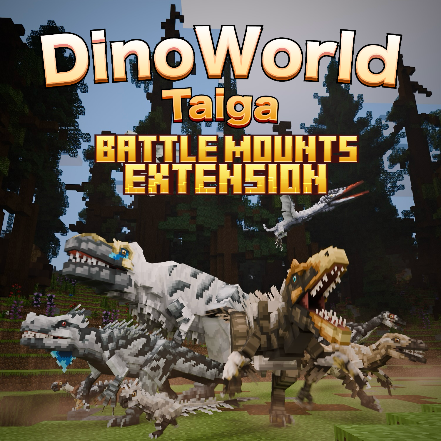 DinoWorld Taiga Battle Mounts Extension preview image