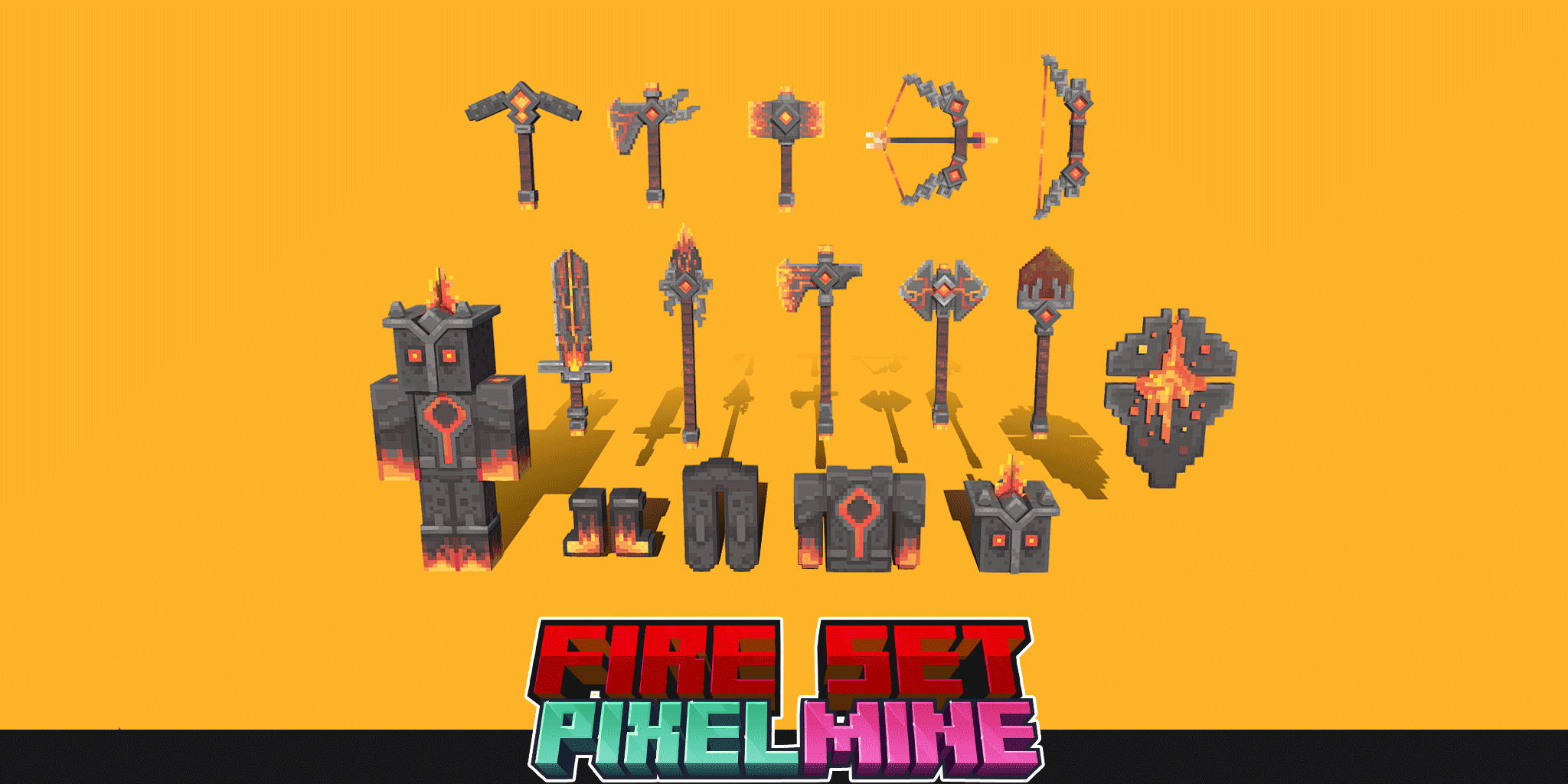 PixelMine | Fire Models preview image
