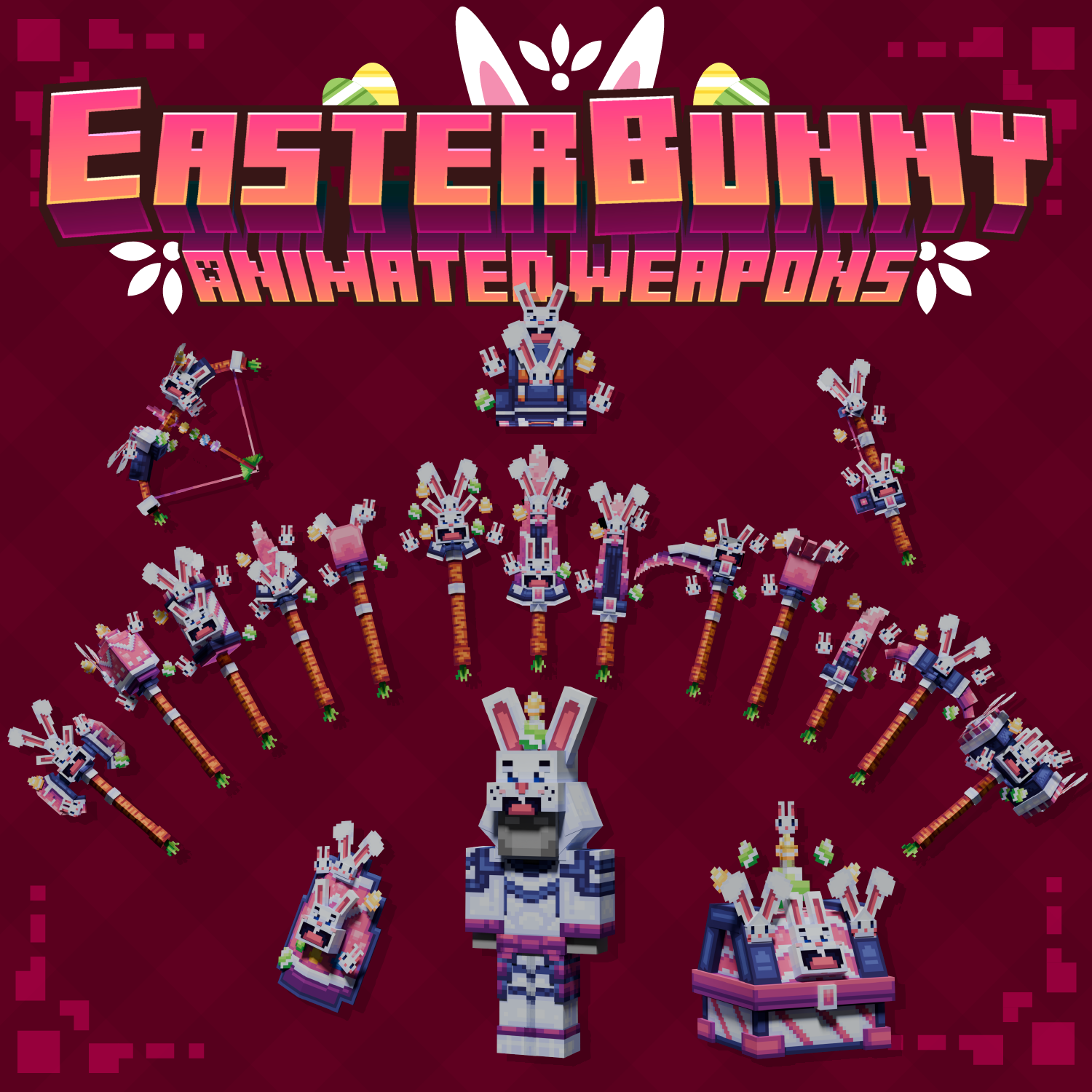 Easterbunny Animated Weapon Set Volume 3 + Kill-Effect preview image