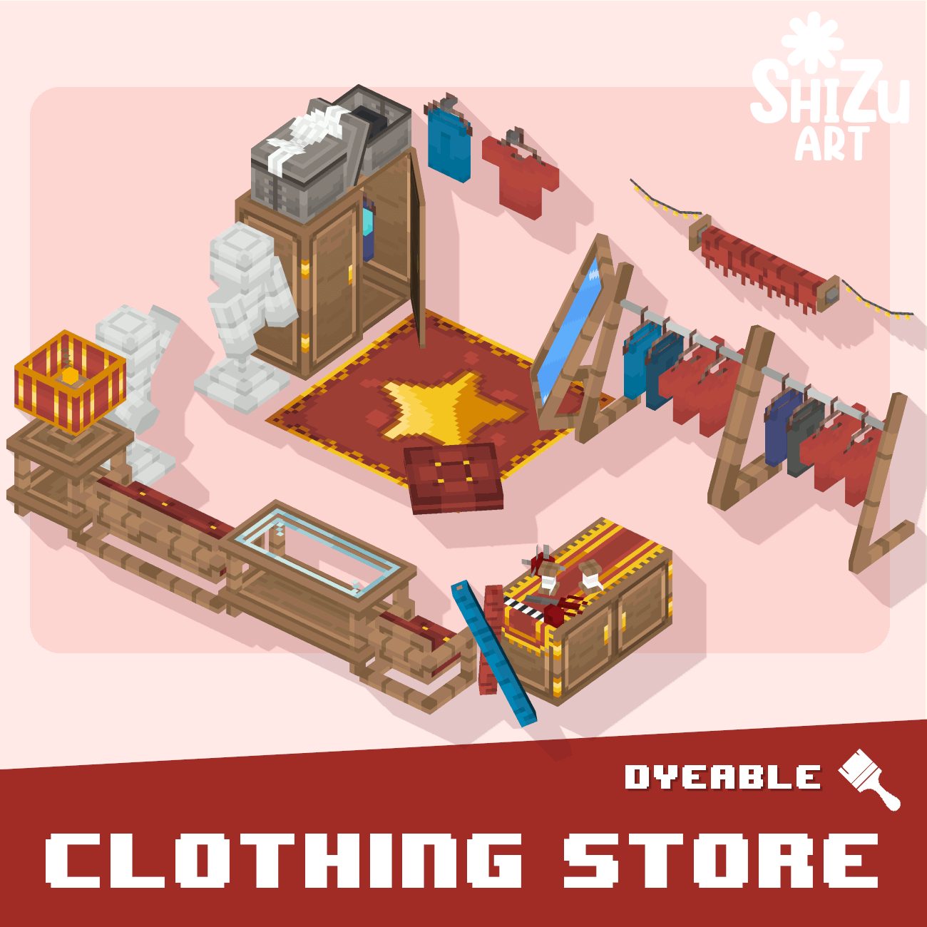 Clothing Store Furniture [Dyeable] preview image