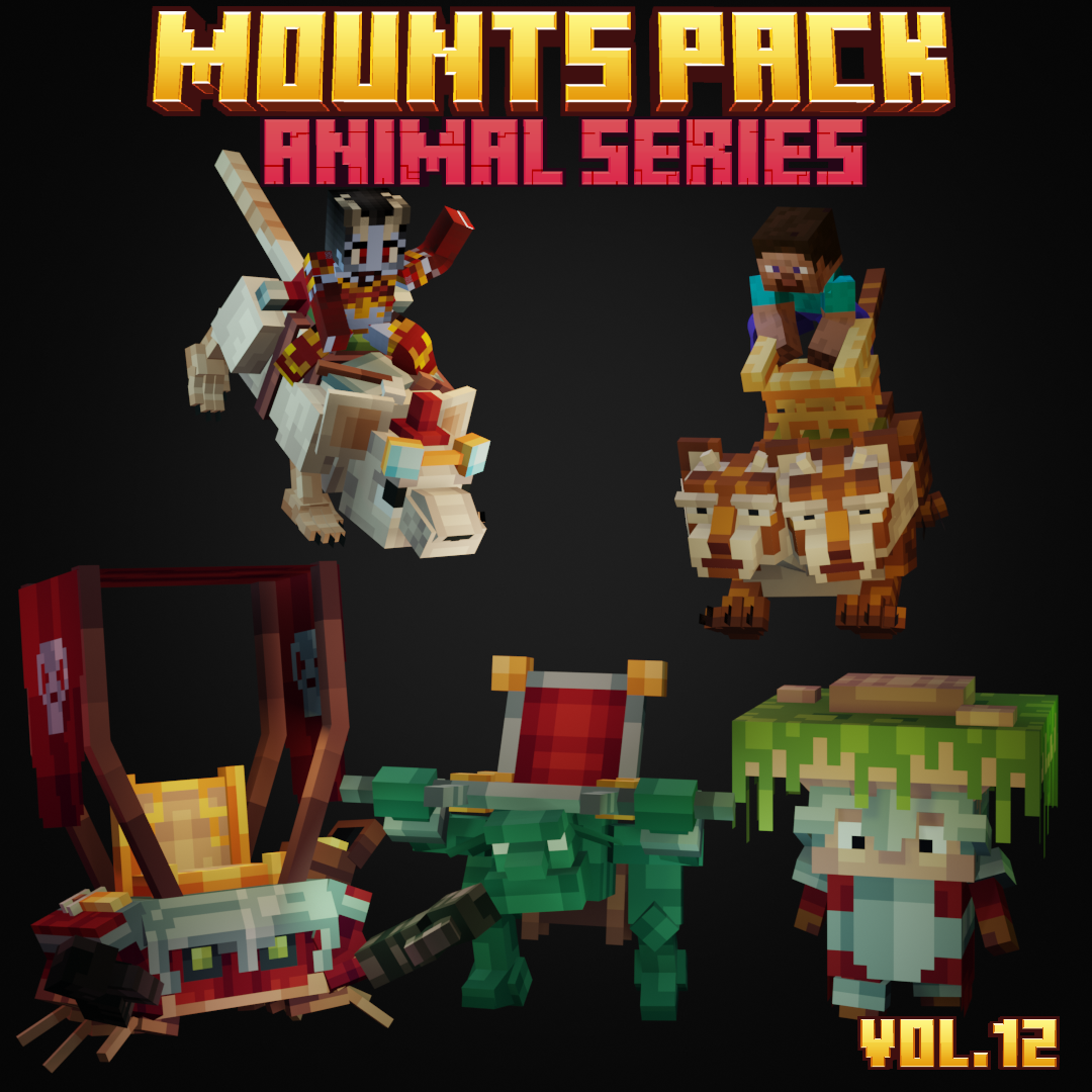 Mounts Pack Animal Series Vol.12 preview image