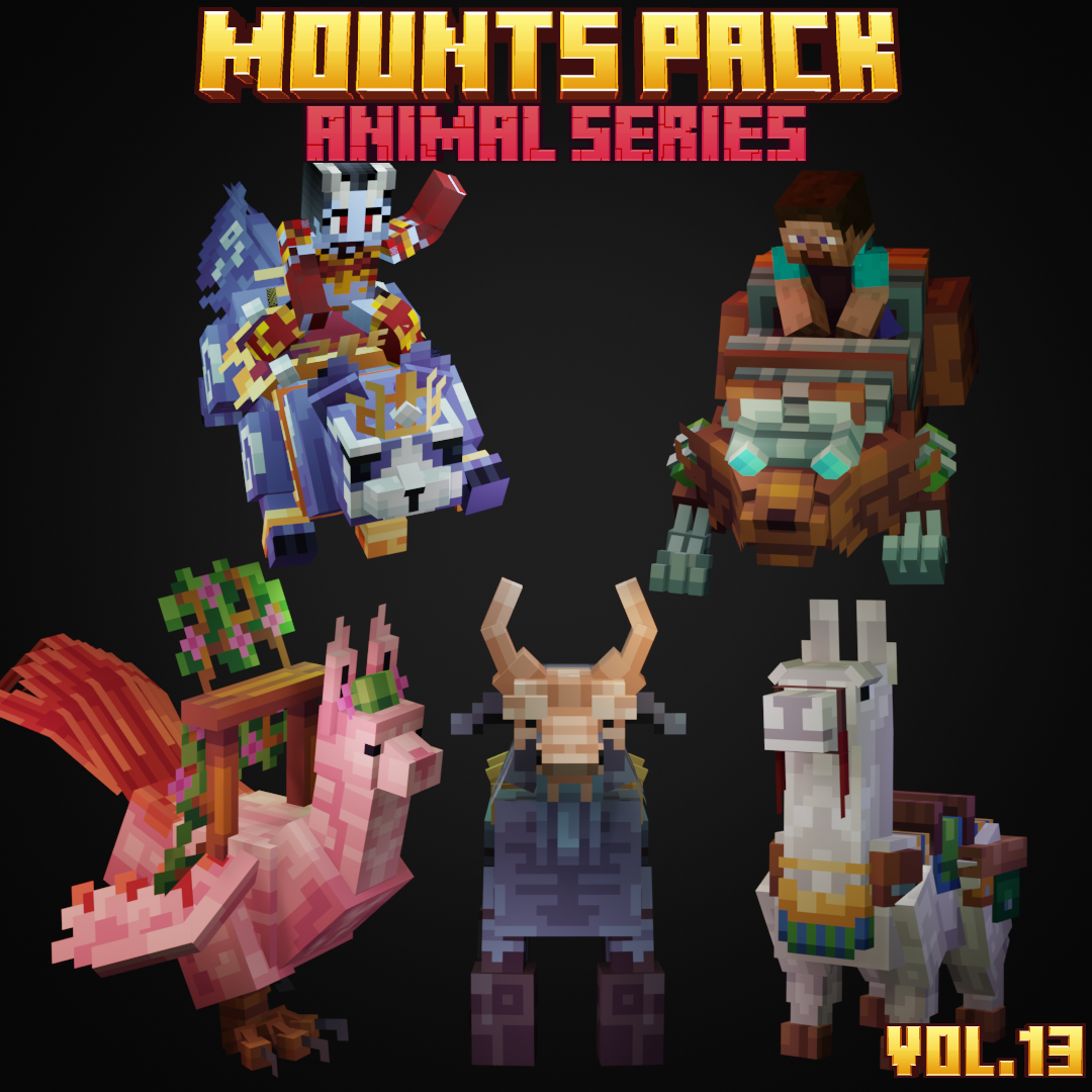 Mounts Pack Animal Series Vol.13 preview image