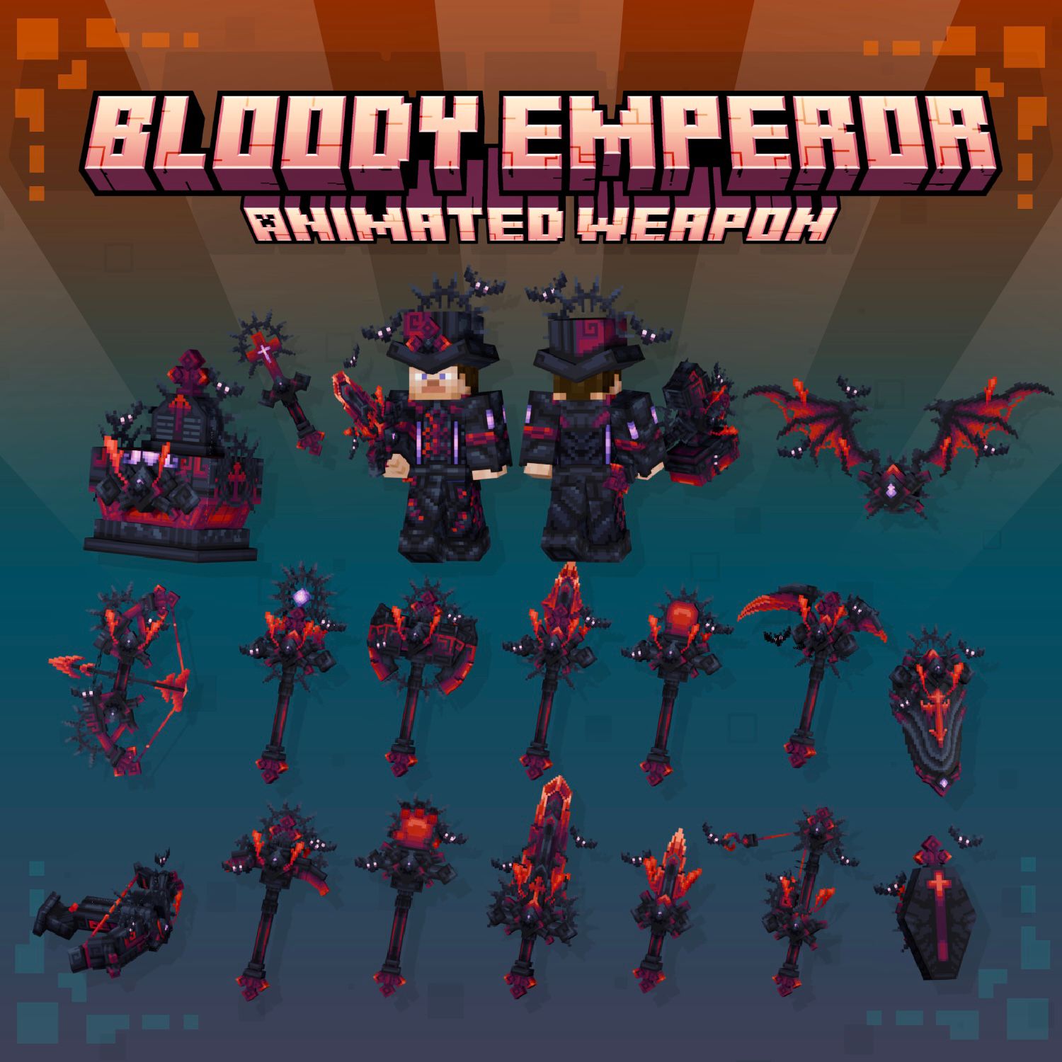 Bloody Emperor Animated Weapon Set preview image