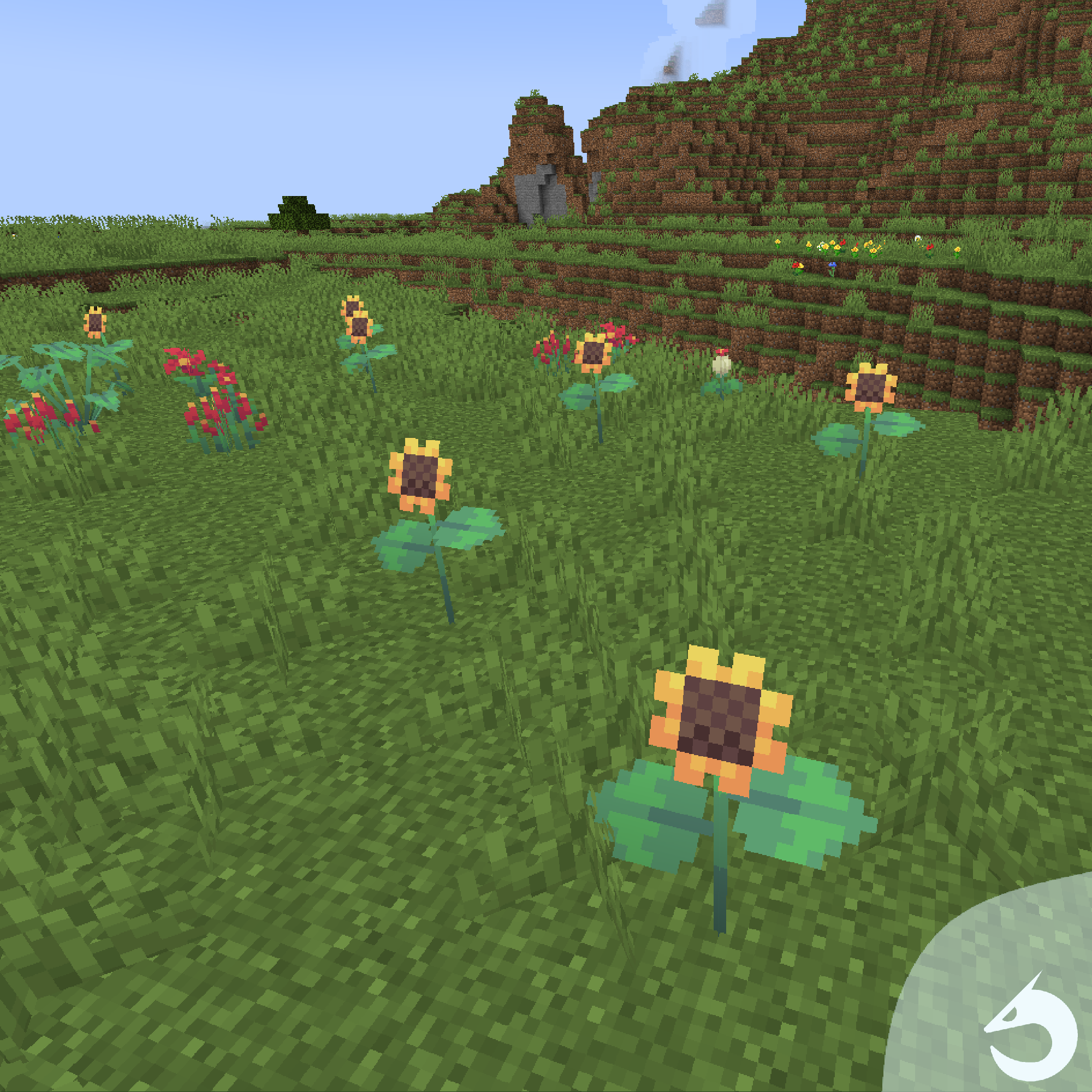 Minecraft Sunflowers