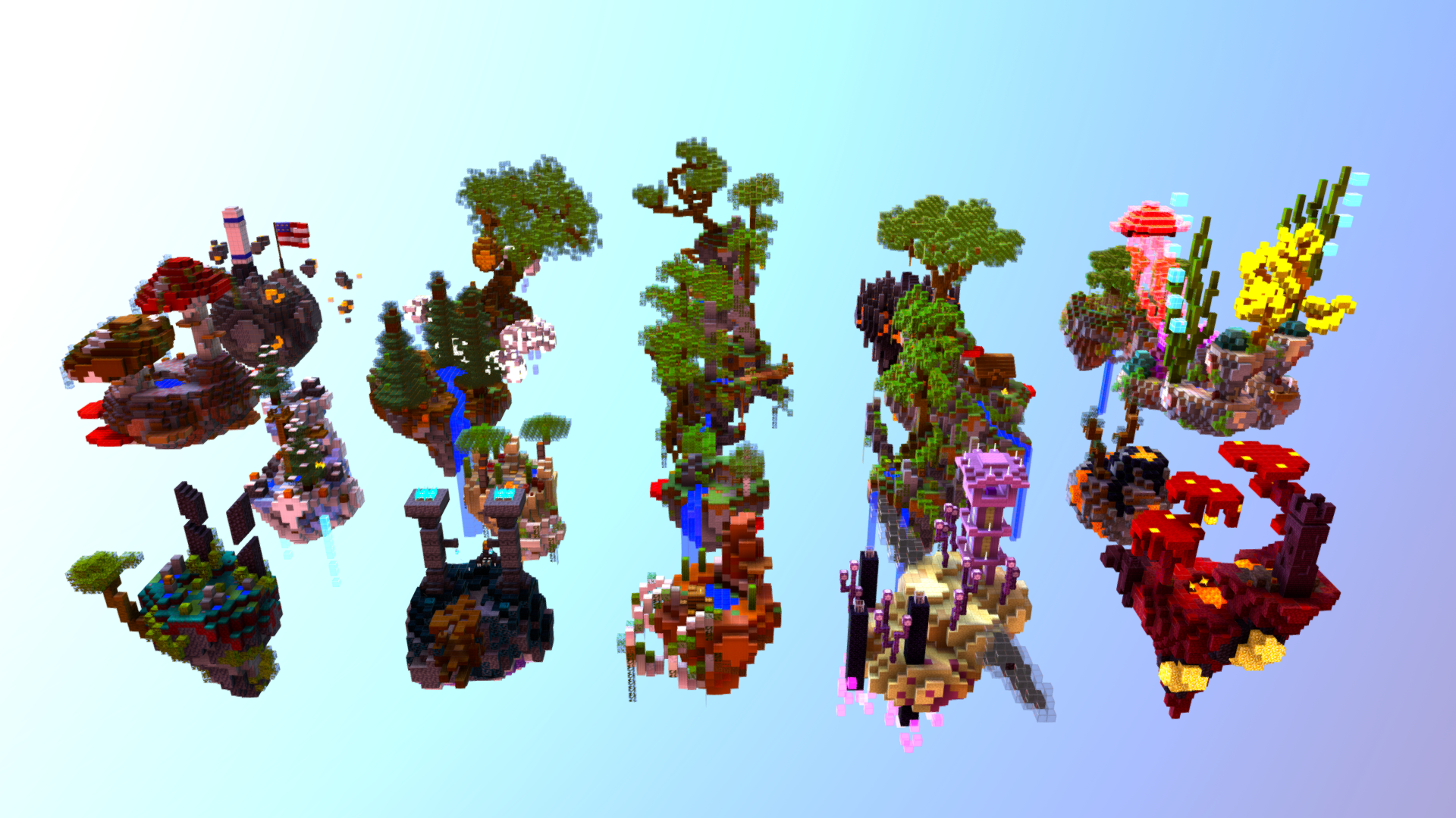 20 SkyBlock Starter Islands | Pack preview image