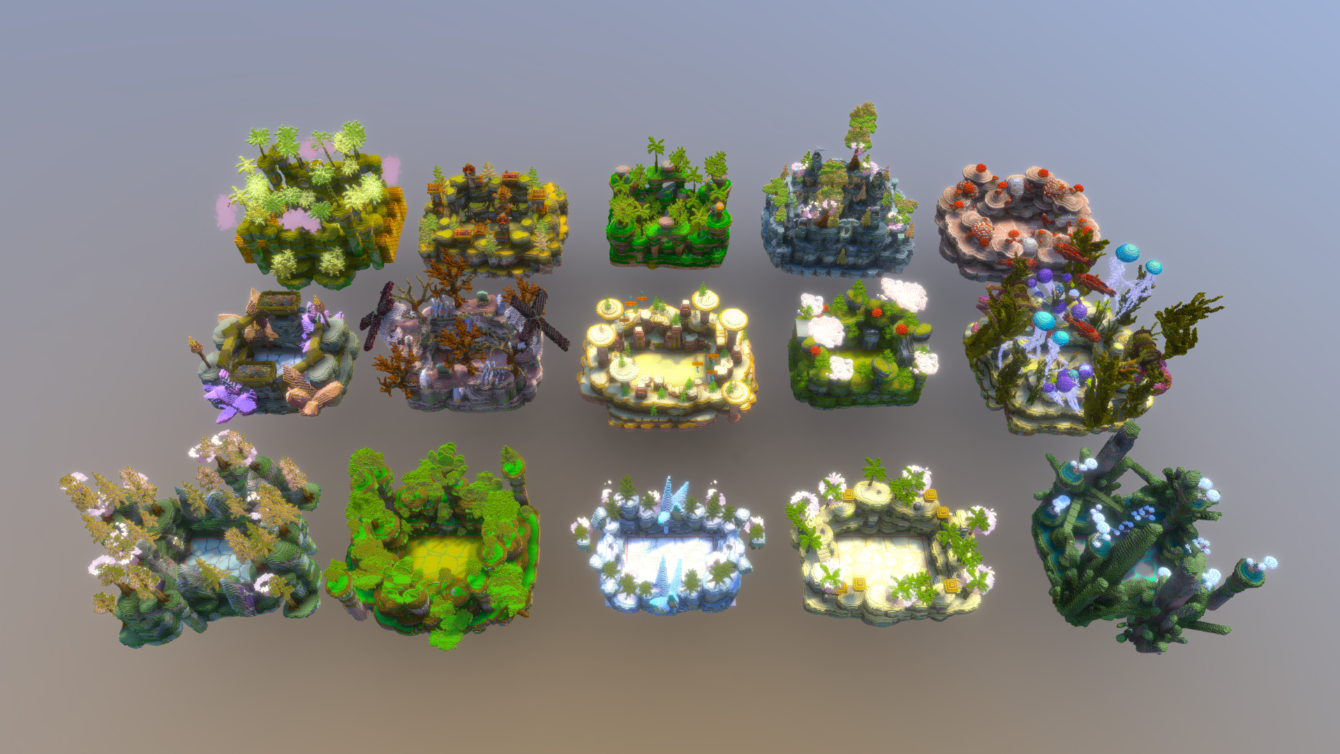 15 Duel PvP Arenas | Pack