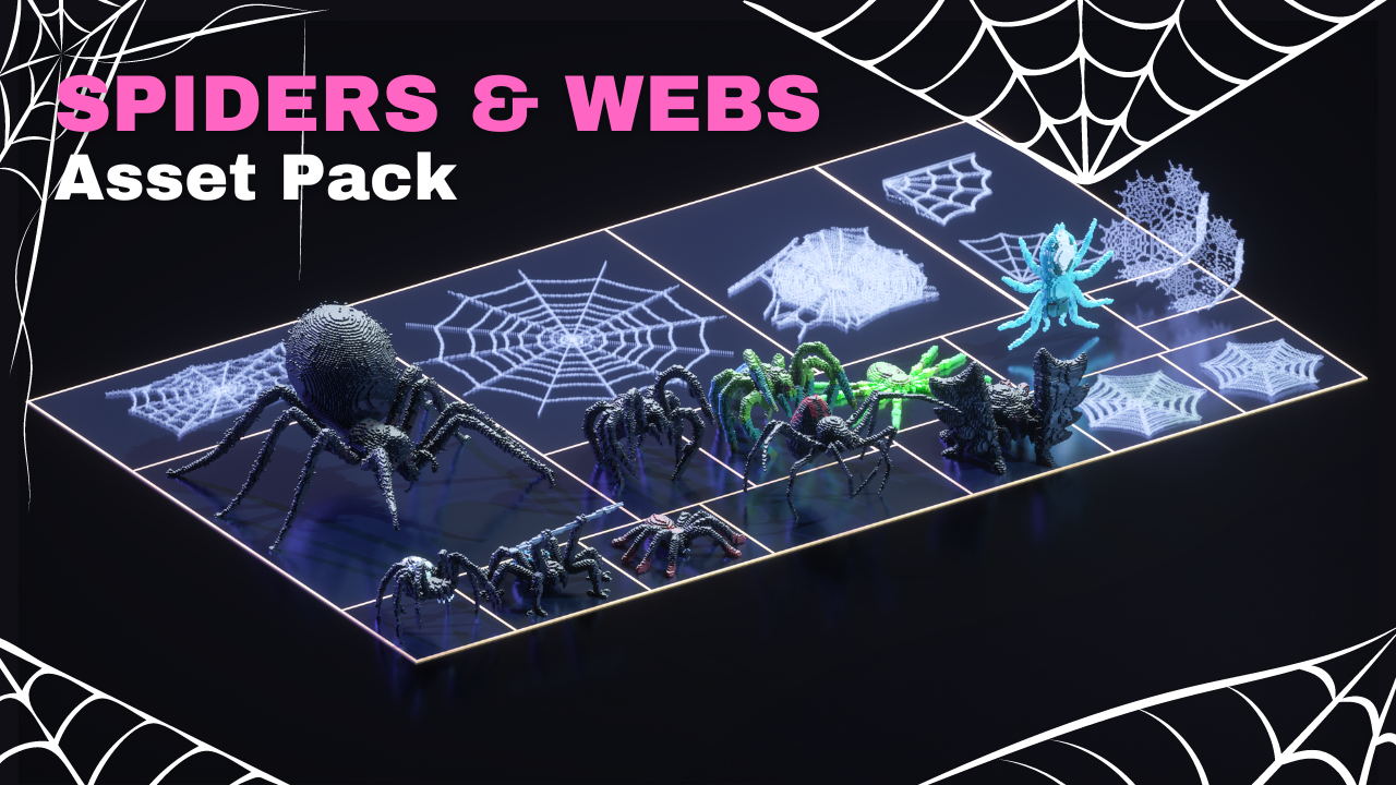 Spiders & Webs | Asset Pack
