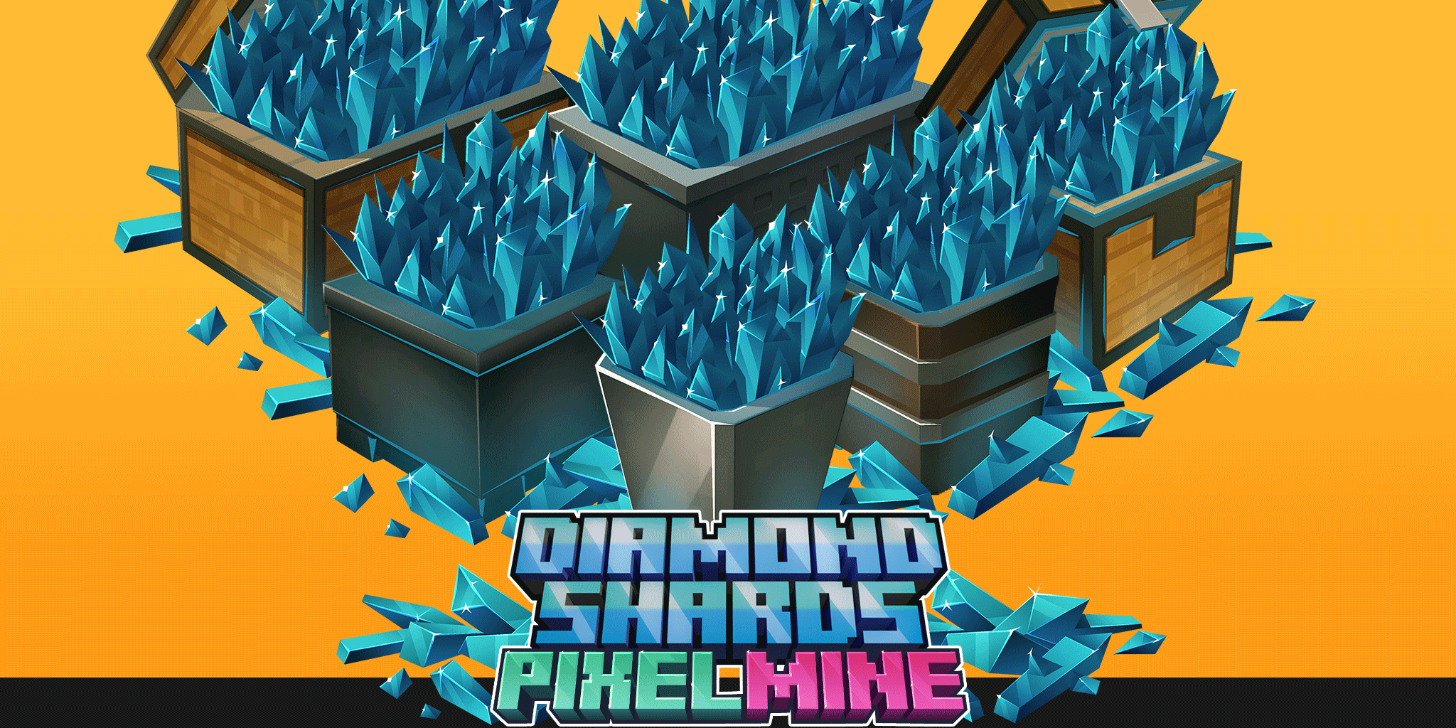 PixelMine | Diamond Shard Currency Icons preview image