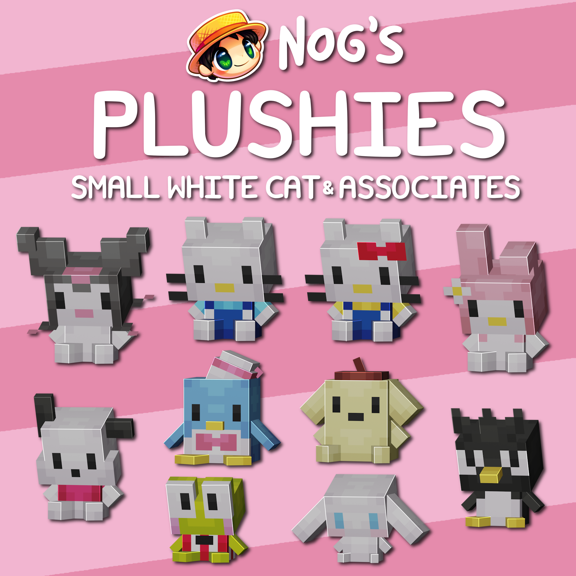 Nog's Plushies [Small White Cat & Associates] preview image