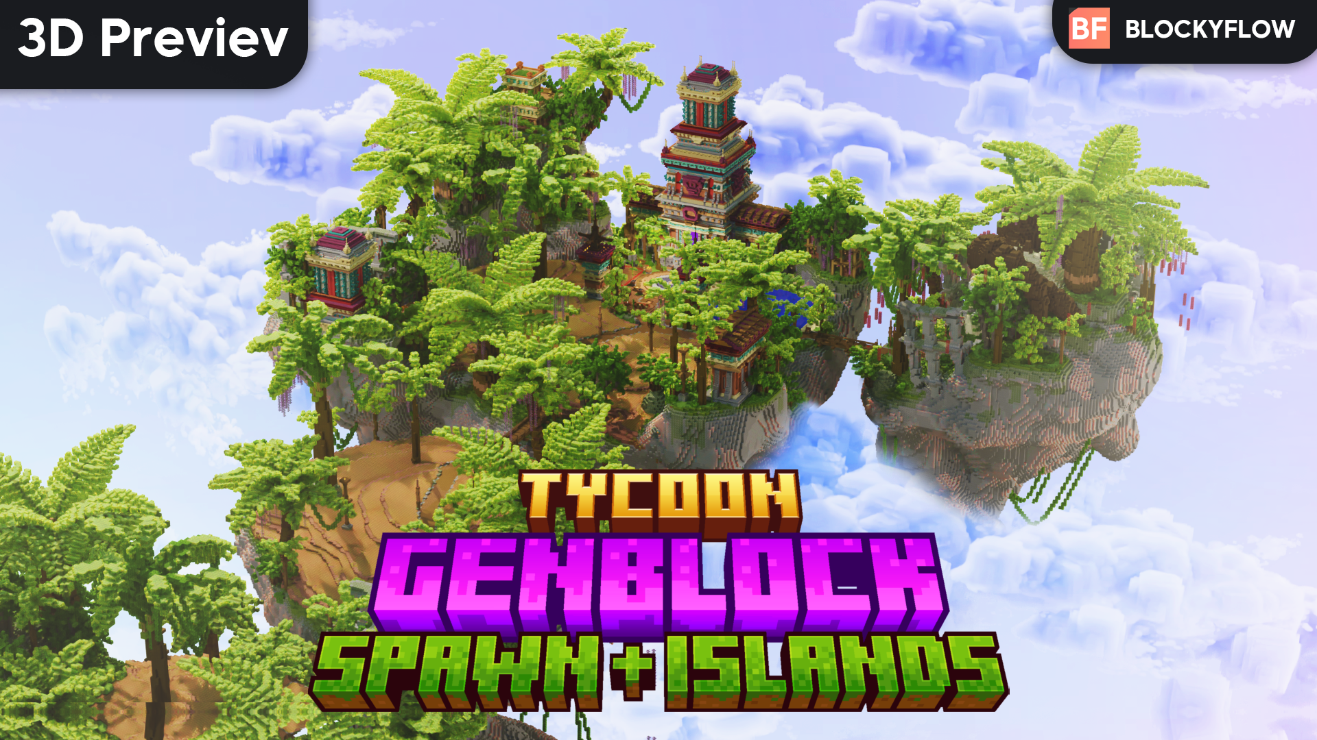 Genblock or Tycoon Map - 4 Useful Islands preview image