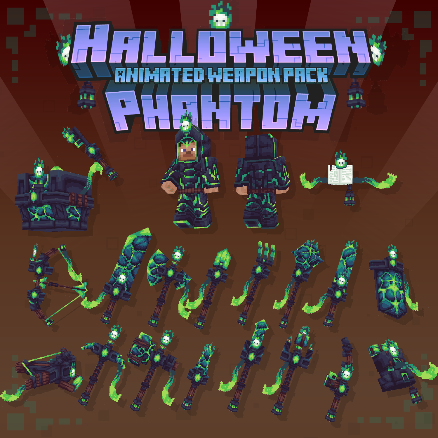 Halloween Phantom Animated Weapon Set preview image