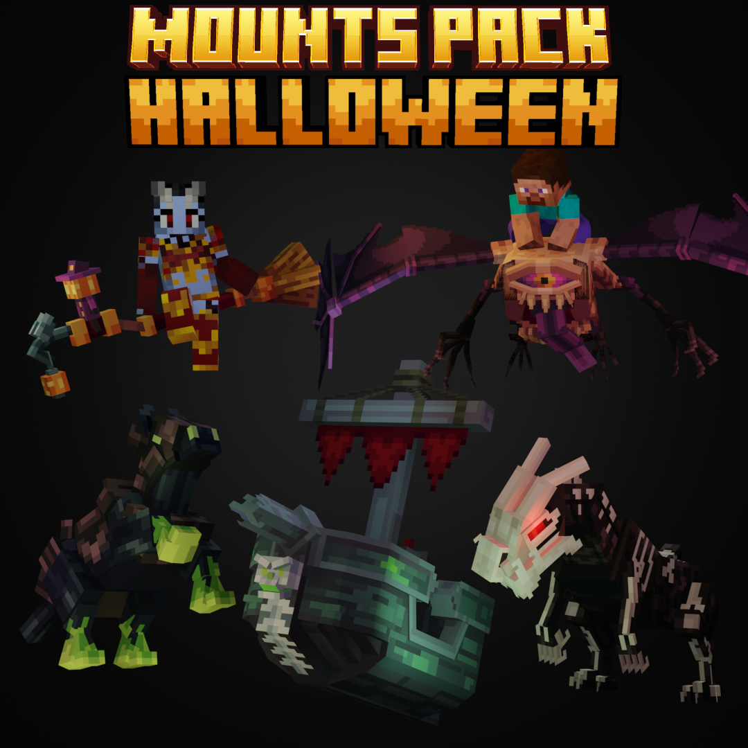 Mounts pack halloween preview image