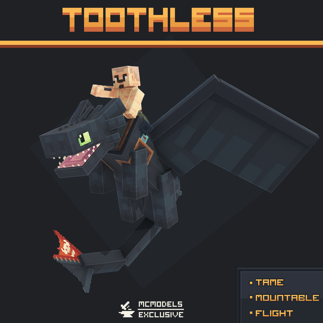 Toothless - Mount Pack preview image