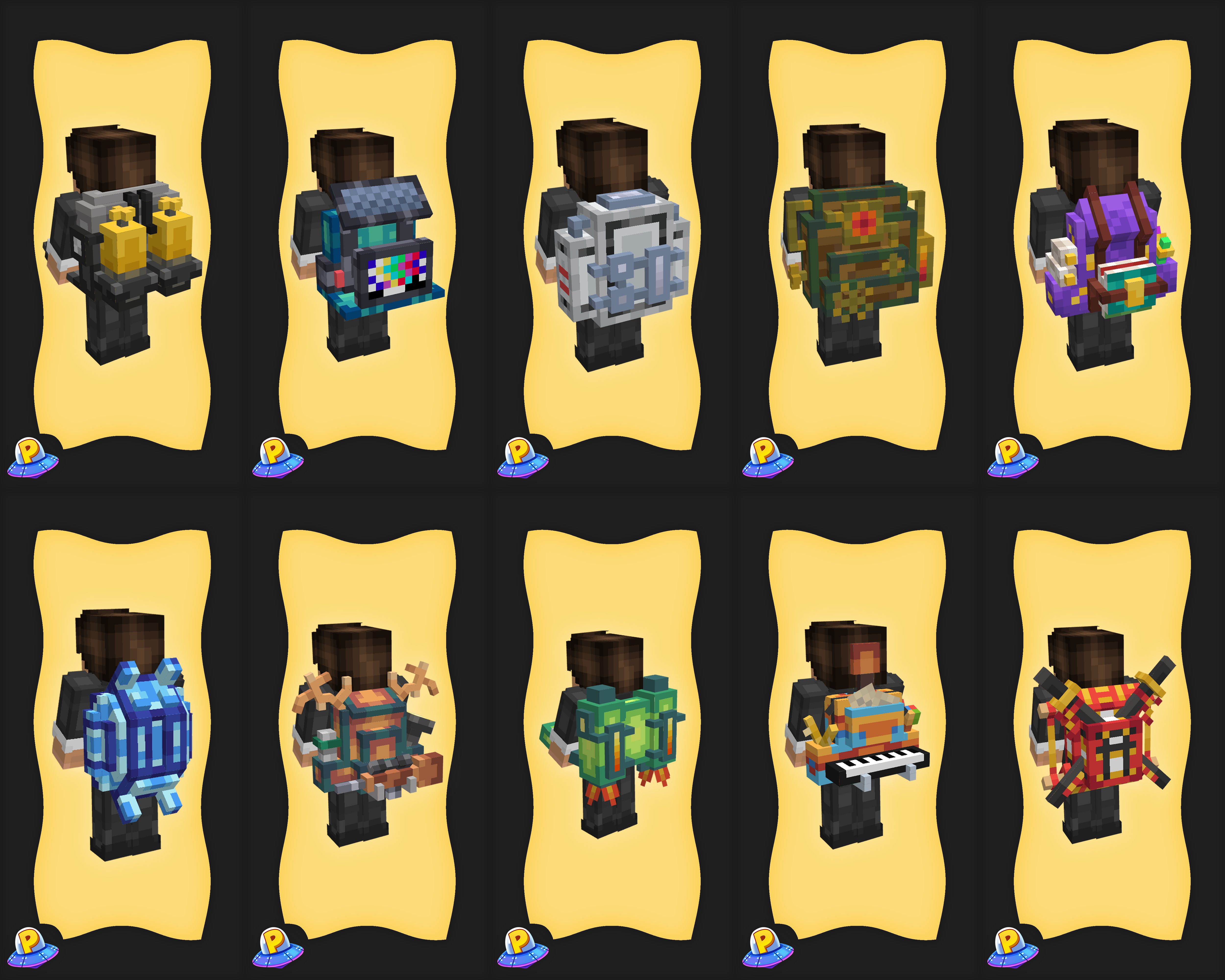 The display of 3d models for the Custom Backpacks product by iPlexity.