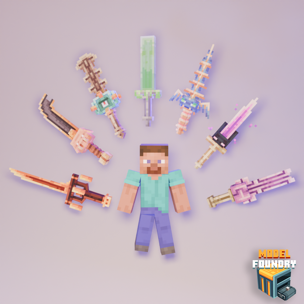 Animated Mob Sword Pack Vol.1 preview image