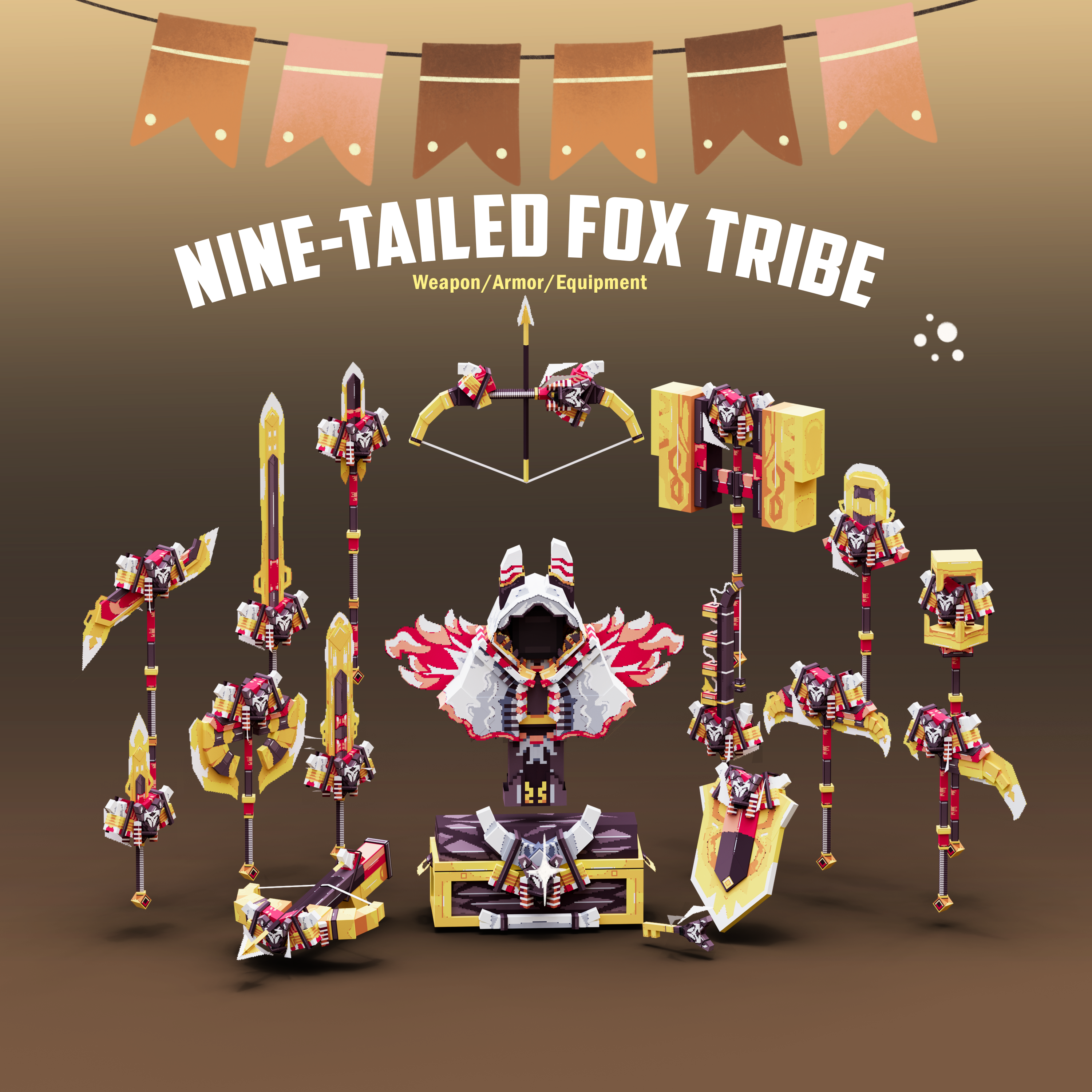 Nine-Tailed Fox Tribe 64x preview image